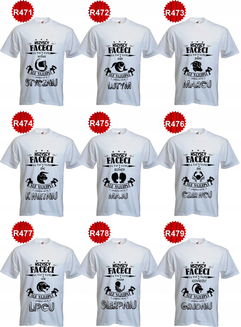 KOSZULKA T-SHIRT PREZENT napis NARODZINY LEGENDY