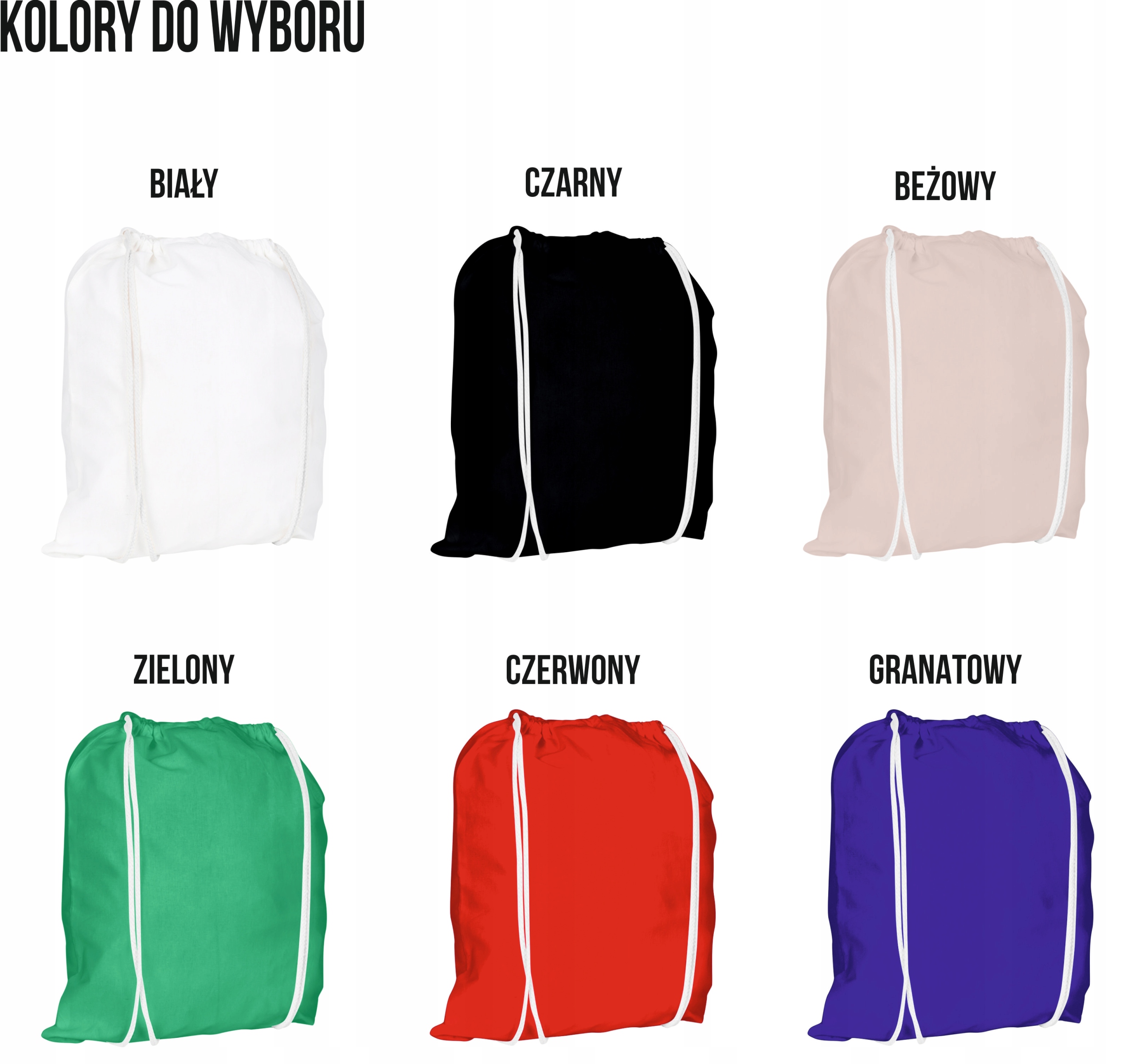 Workoplecak worek z twoim napisem prezent święta