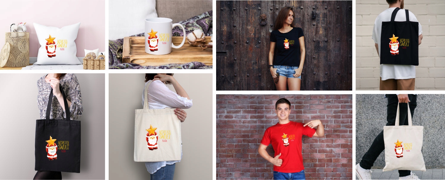 Kubek z imieniem PREZENT WESOŁYCH ŚWIĄT