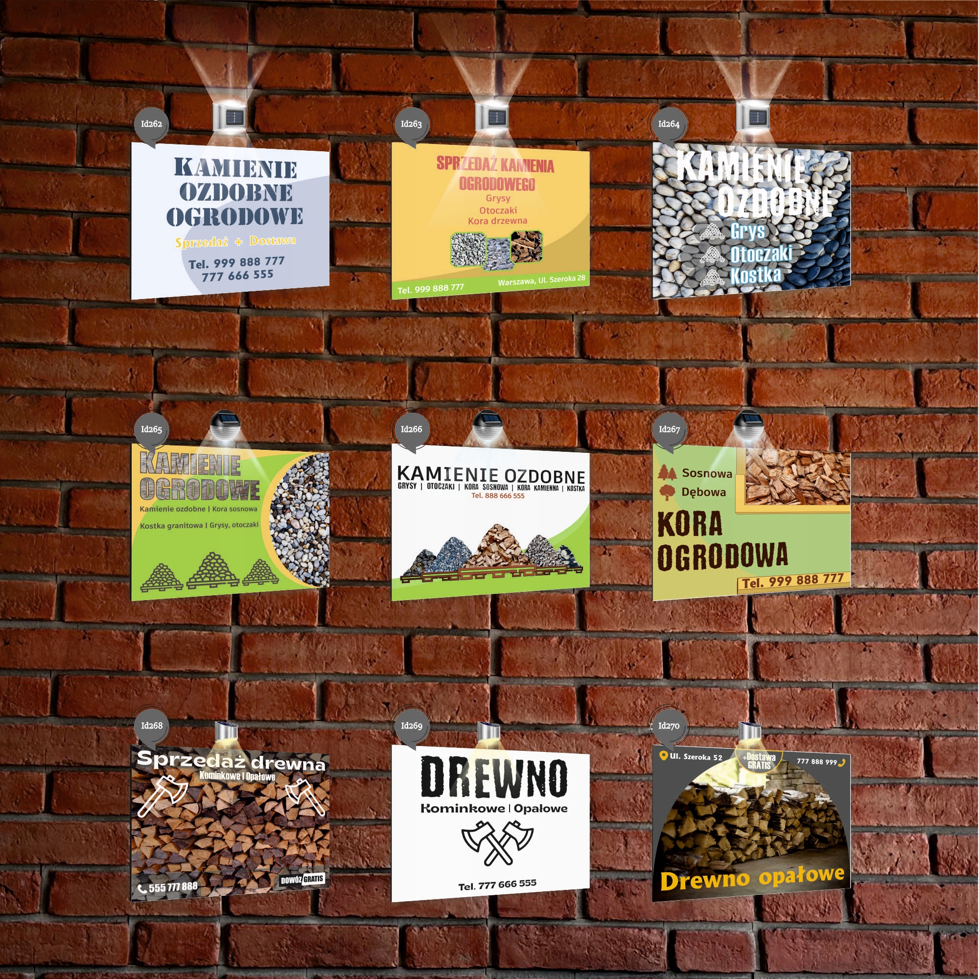 nadruk UV TABLICZKA reklamowa z lampką SZYLD 40x30 dibond SALA BANKIETOWA