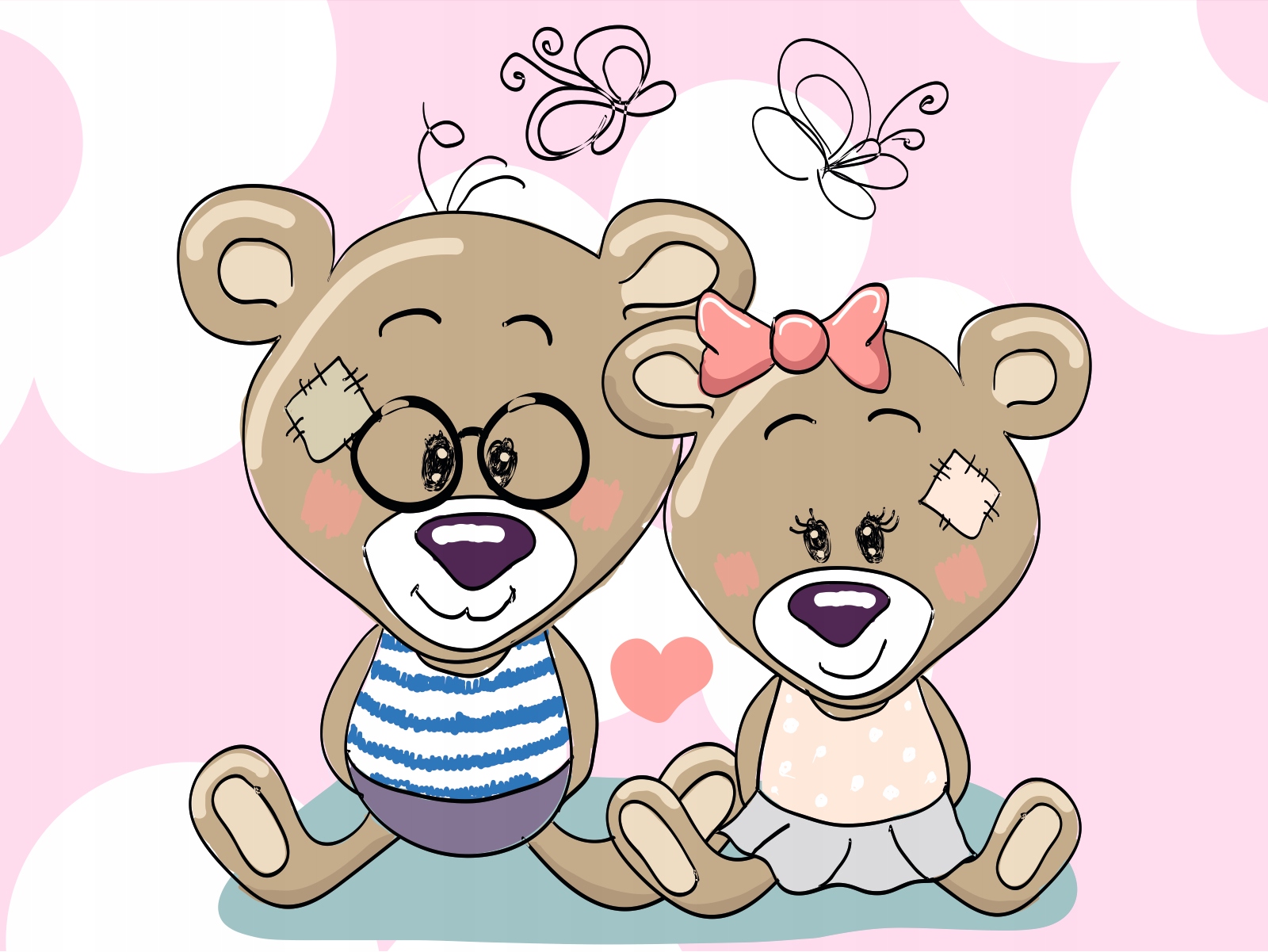 Plakat dziecięce wzory DRUK plakatów misie sówki