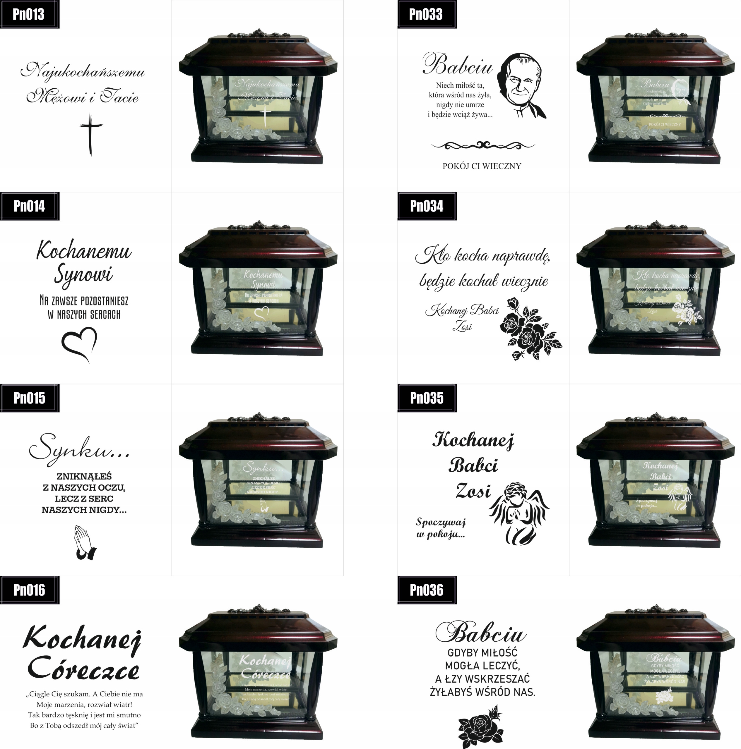 ZNICZ KAPLICZKA dedykacja DLA OJCA CHRZESTNEGO