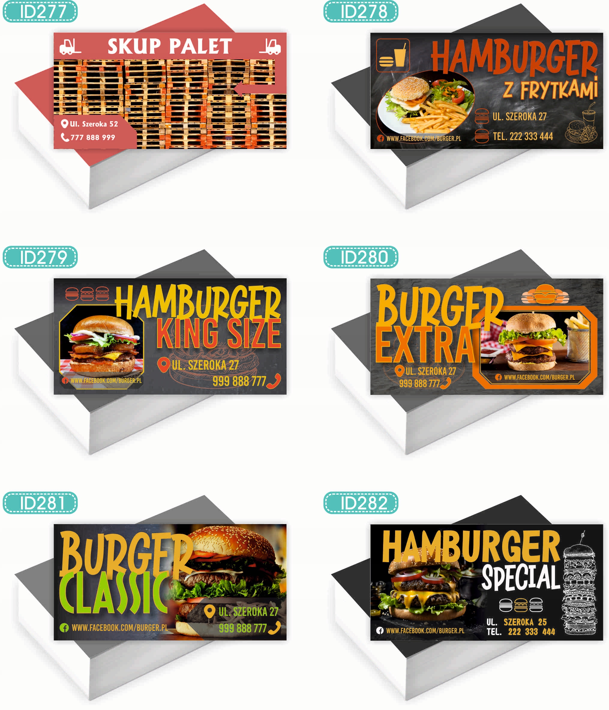 Wizytówki firmowe Foliowane 1000szt dużo wzorów DOM NA SPRZEDAŻ