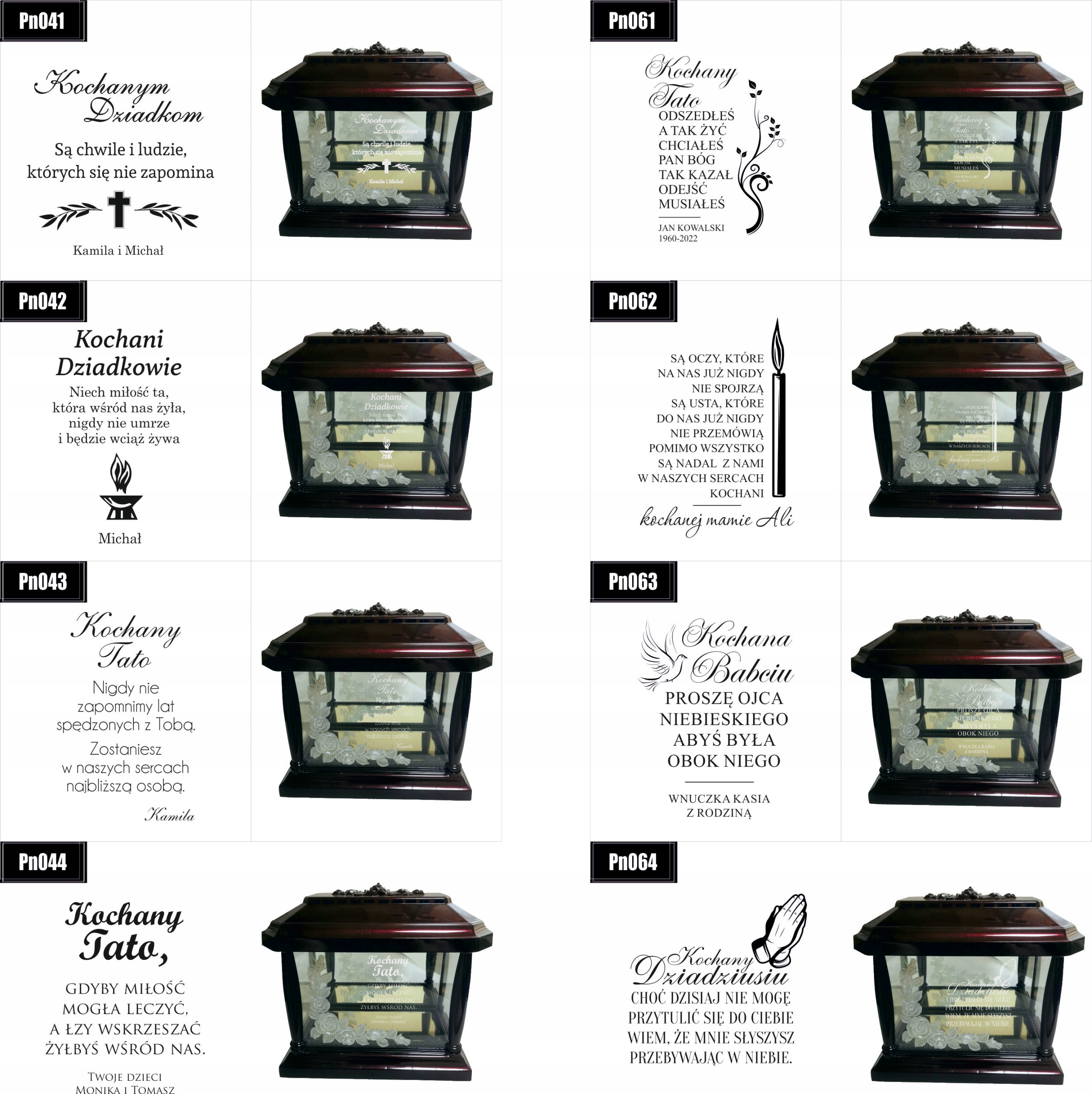 ZNICZ KAPLICZKA z grawerem dedykacja DLA ŻONY