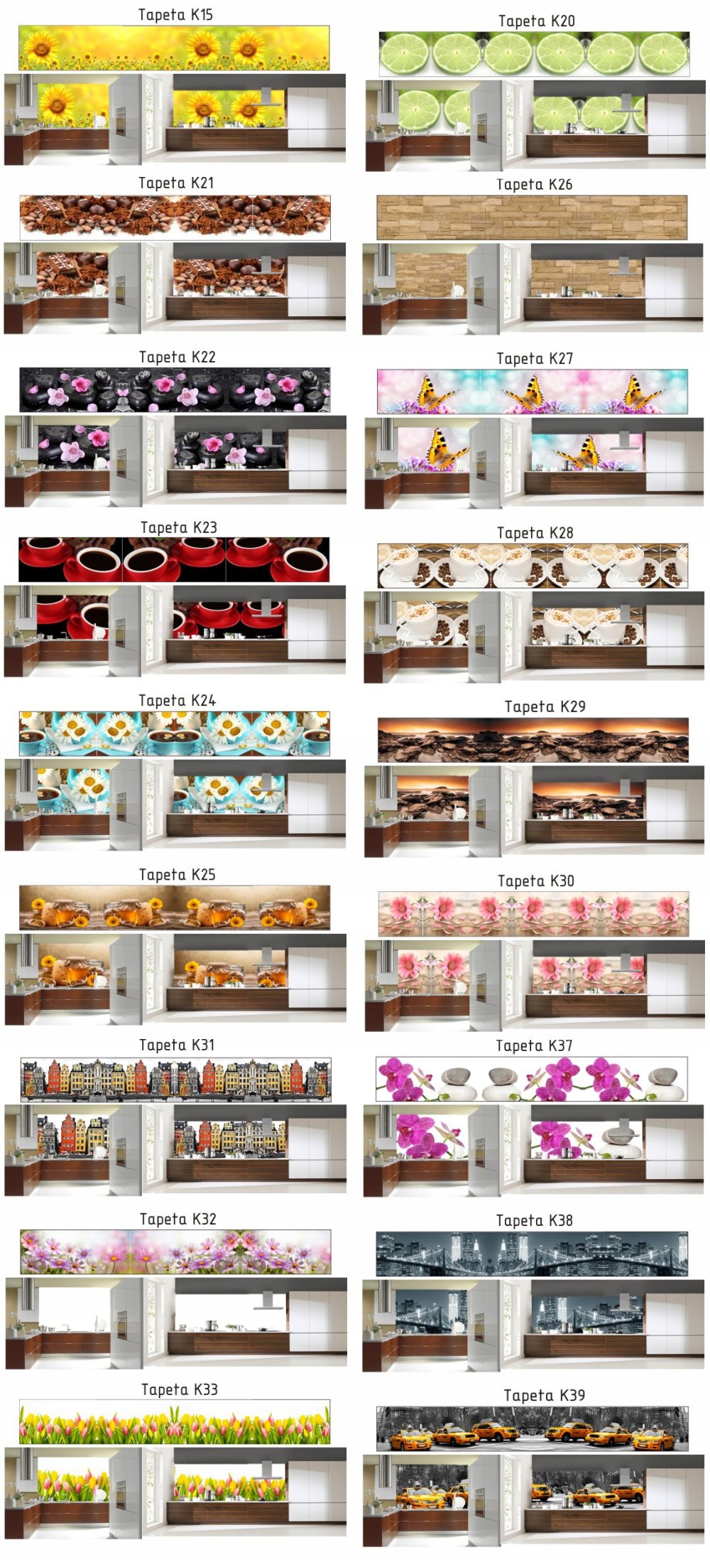 Okleina kuchenna fototapeta samoprzylepna zmywalna