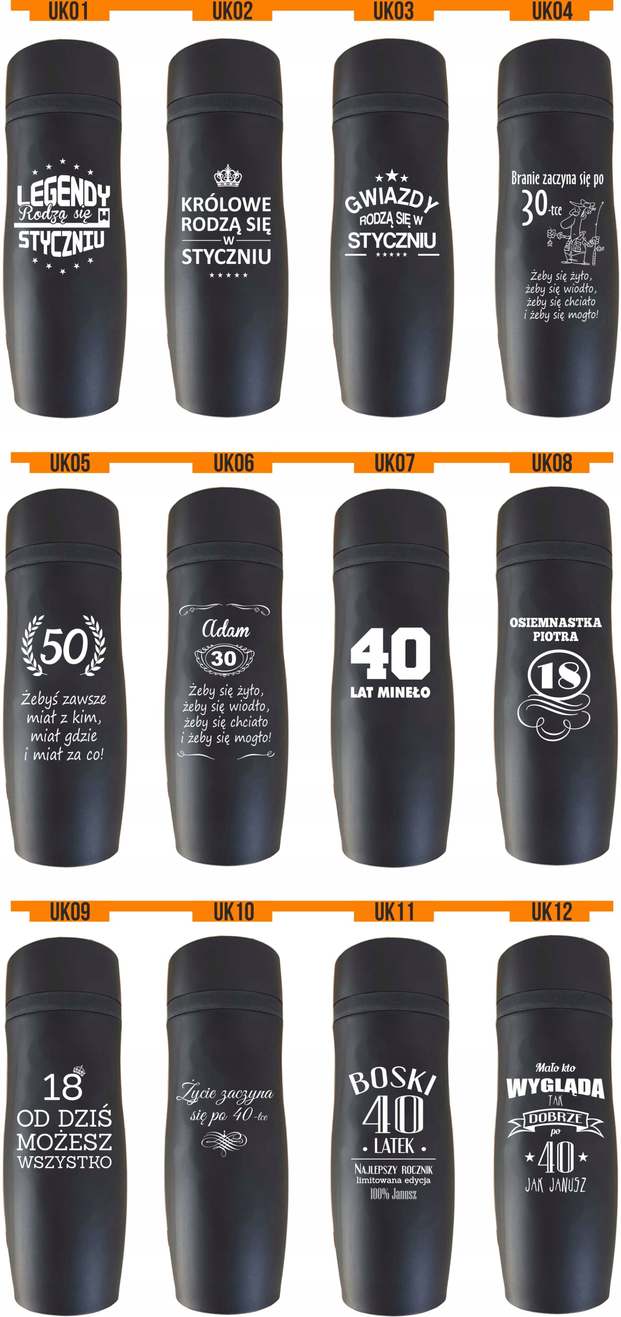 Kubek termiczny PREZENT NA URODZINY Twój grawer