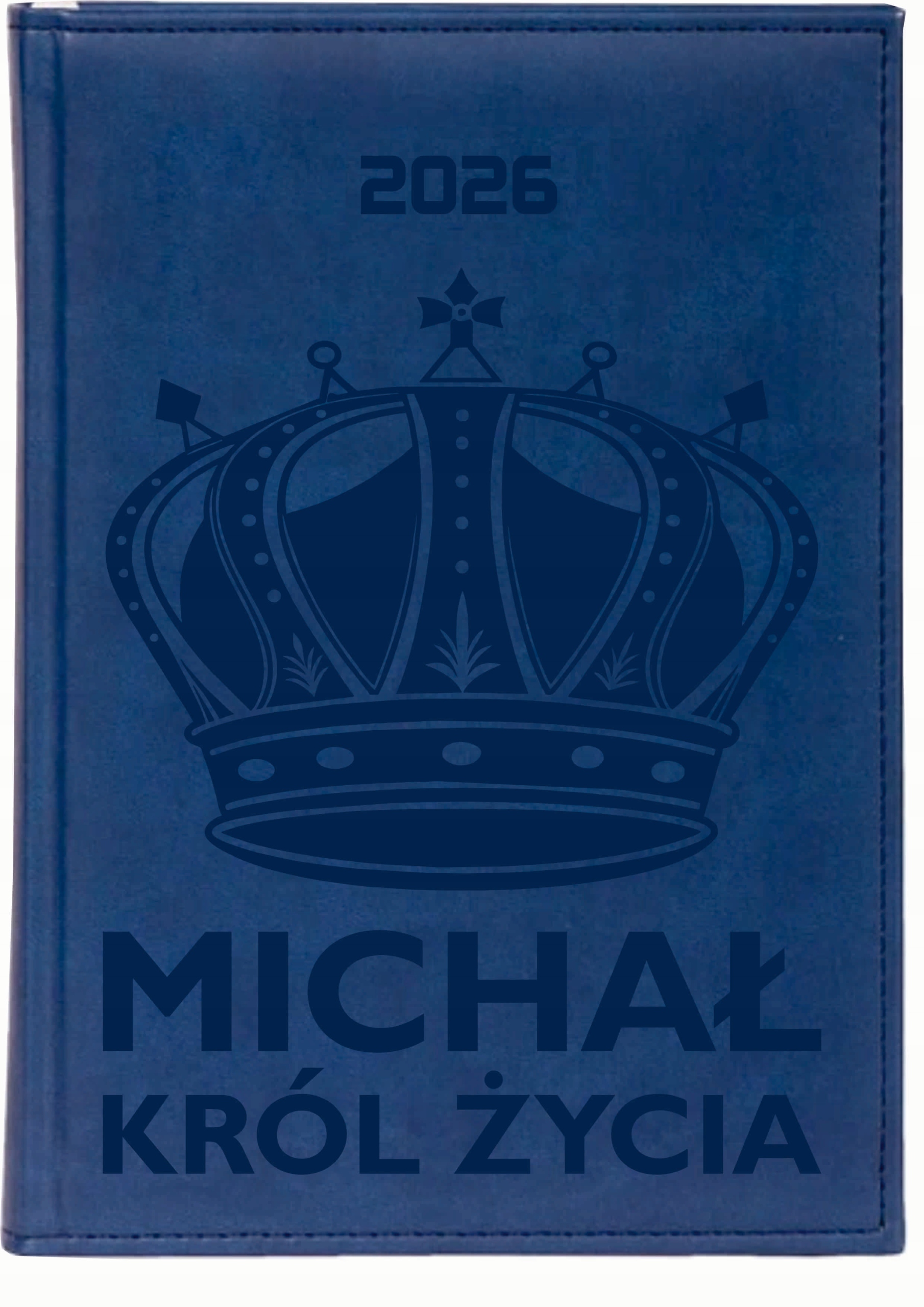 Kalendarz TERMINARZ dzienny A4 2026 z grawerem książkowy + TWÓJ TEKST IMIĘ