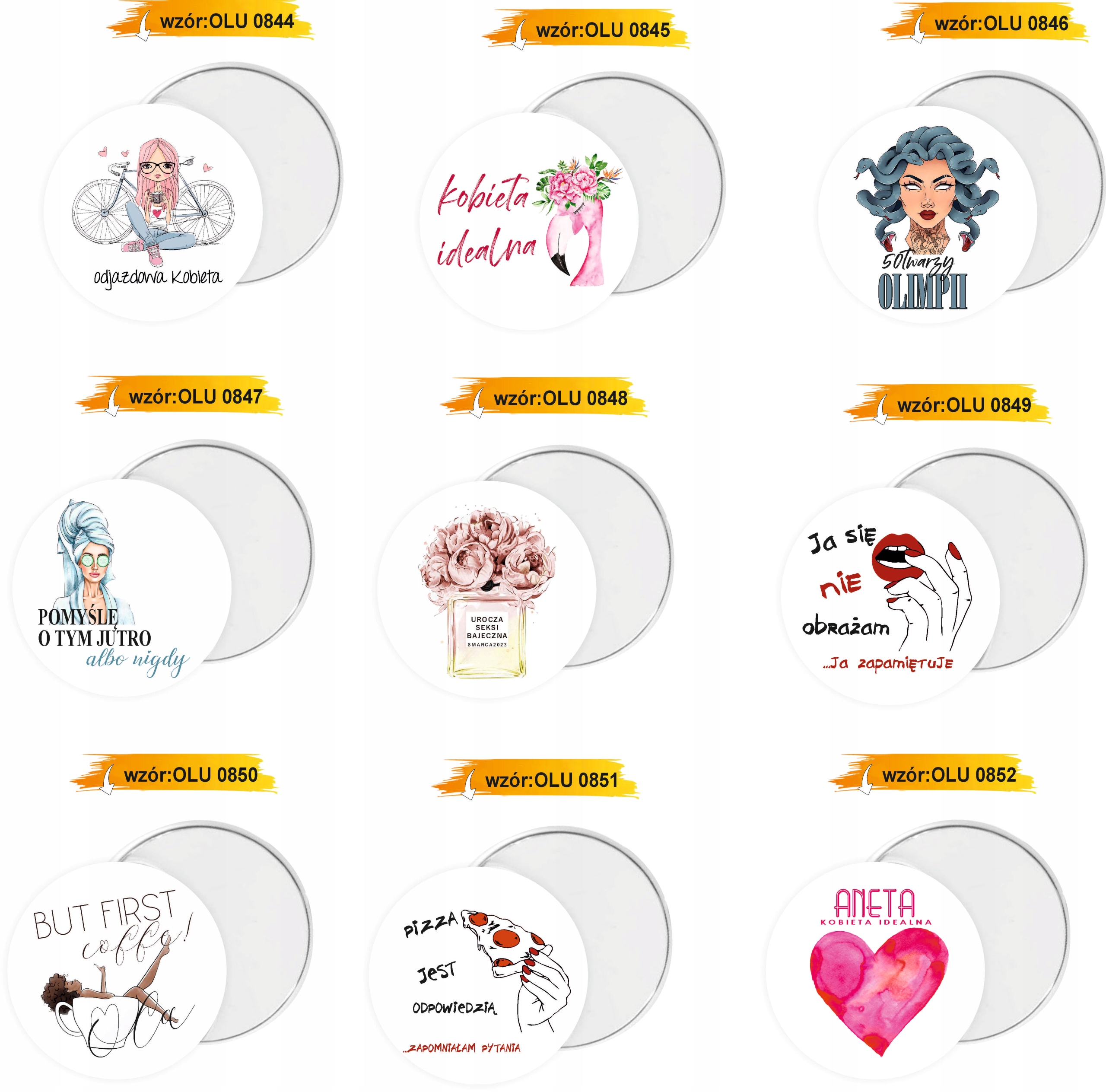 LUSTERECZKO prezent dla DZIEWCZYNY DUŻY WYBÓR PERSONALIZOWANE + IMIĘ