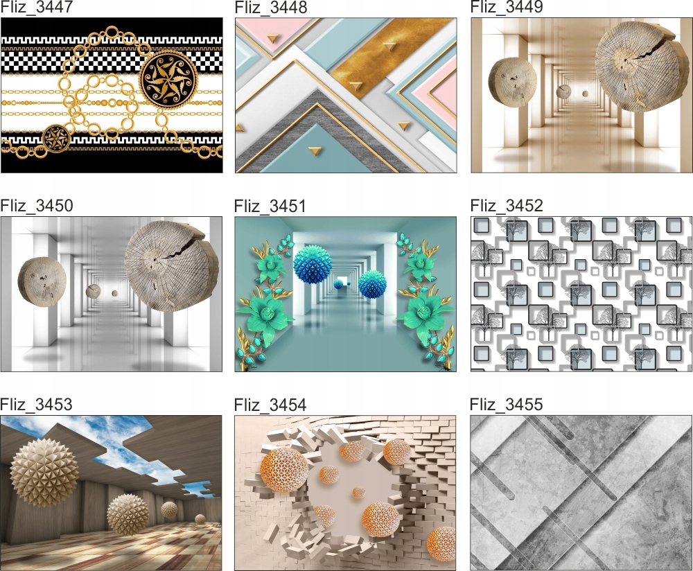 fototapeta ABSTRAKCJA OPTYCZNA BŁĘKITNA NOWOCZESNA