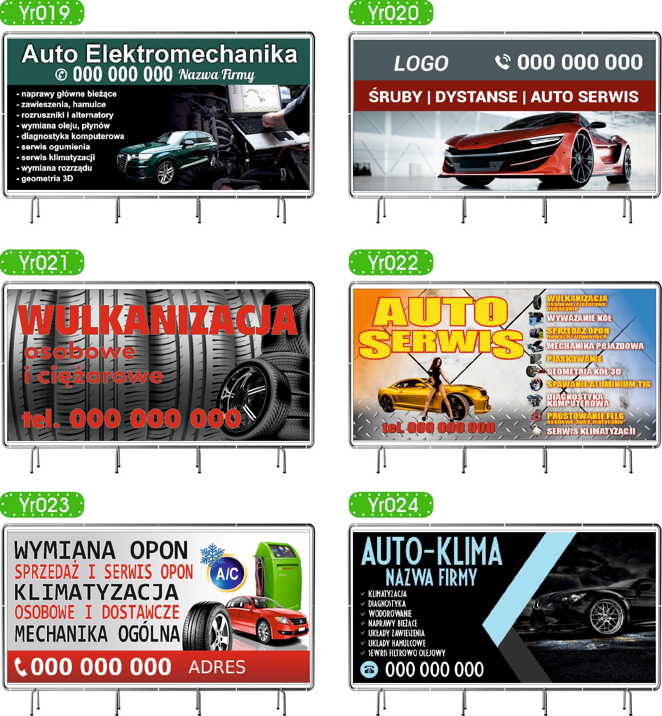 BANER REKLAMOWY 200x100 cm MONTAŻ I POMIARY INSTALACJI ELEKTRYCZNYCH