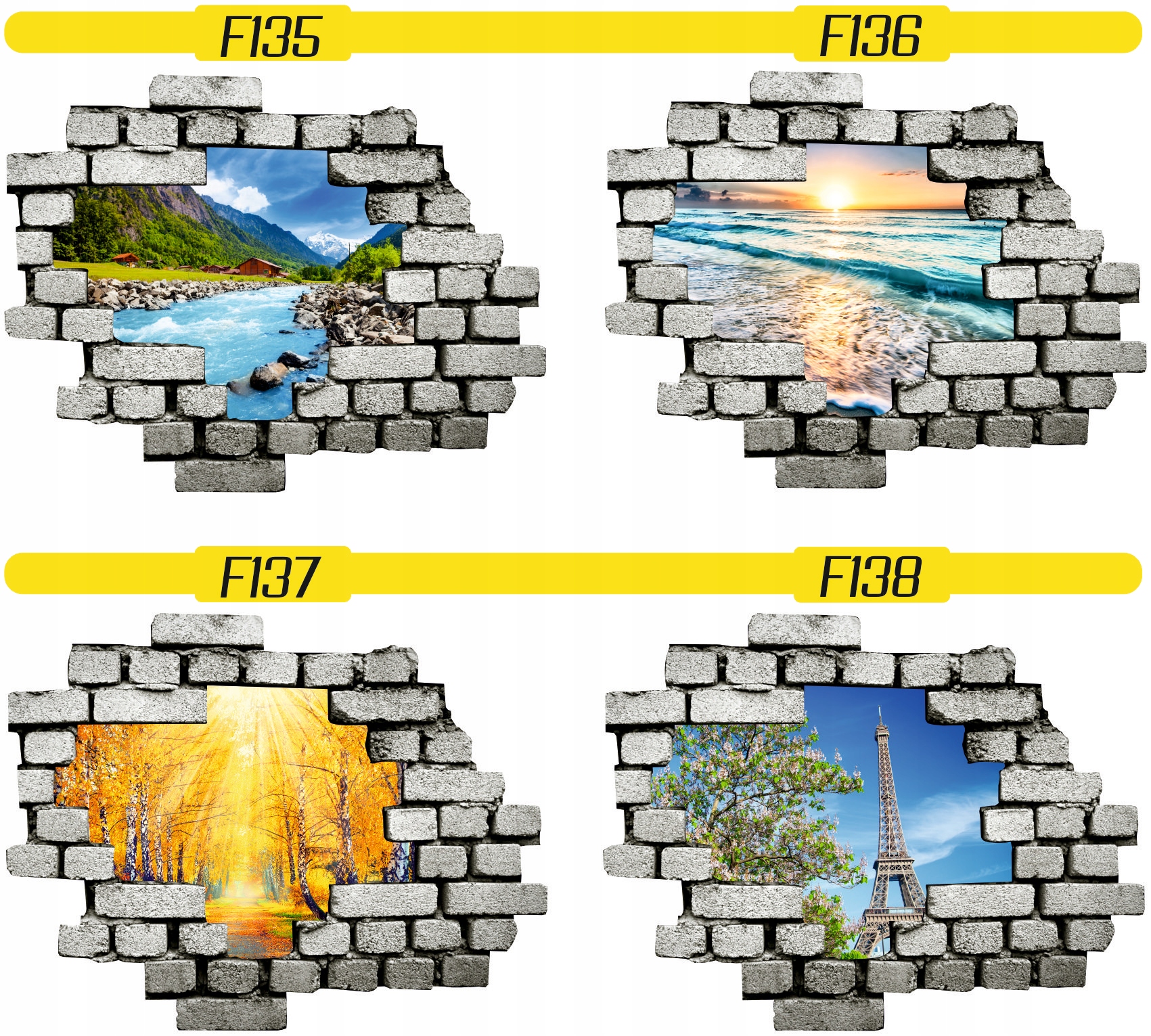 Naklejka samoprzylepna efekt 3D LONDYN Big Ben HIT