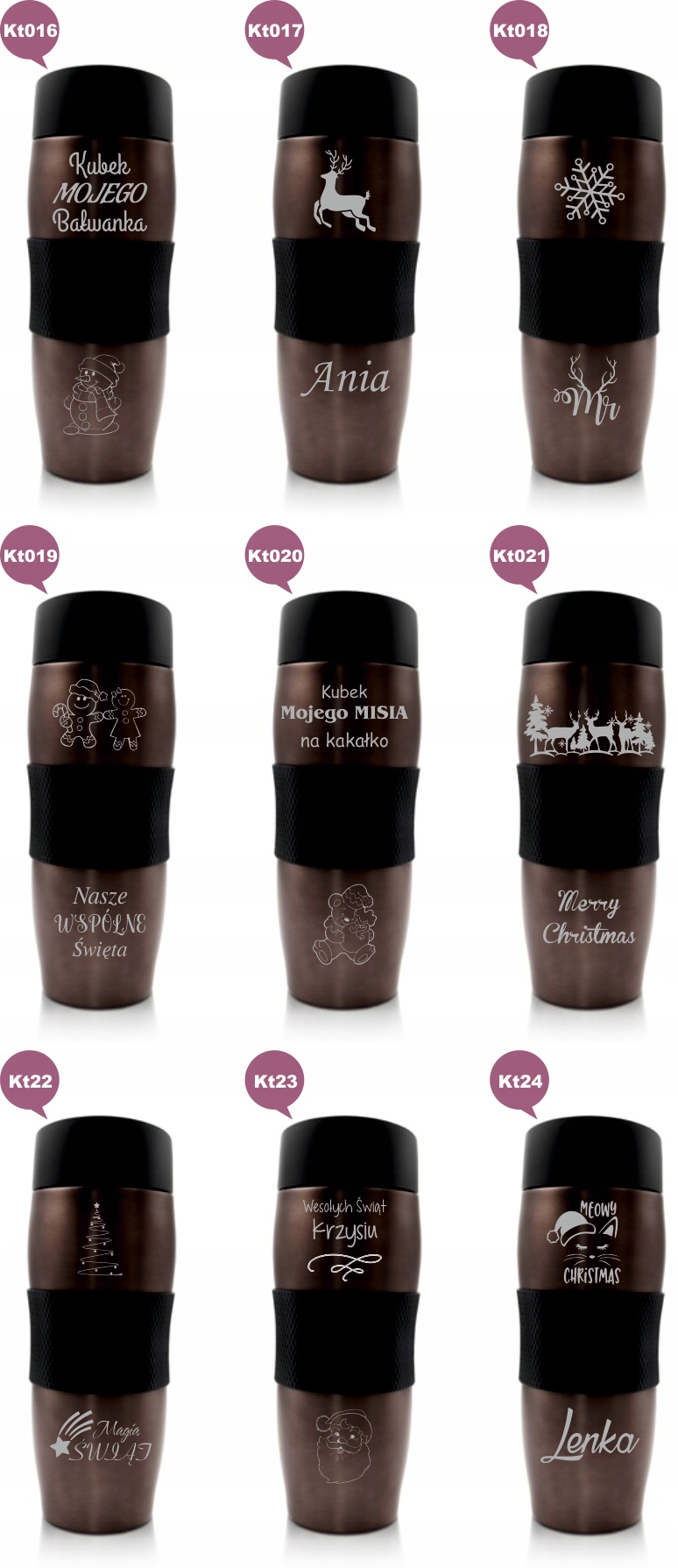 Kubek termiczny prezent dla męża z grawerem napis