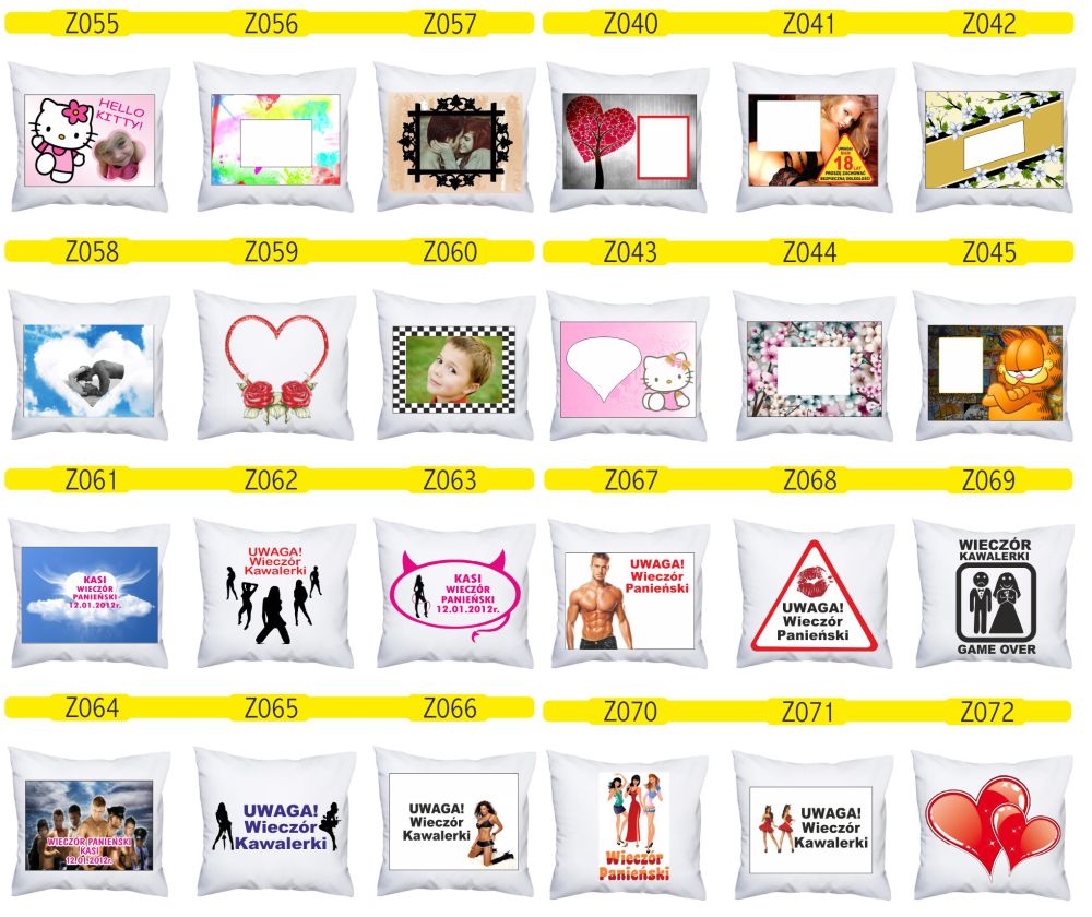 FOTO PODUSZKA nie pyta prezent dzien chłopaka