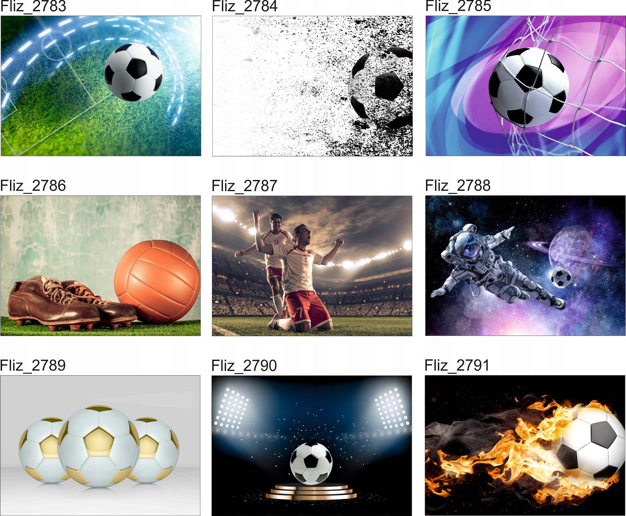 FOTOTAPETY piłkarskie sportowe PIŁKA NOŻNA 200x130