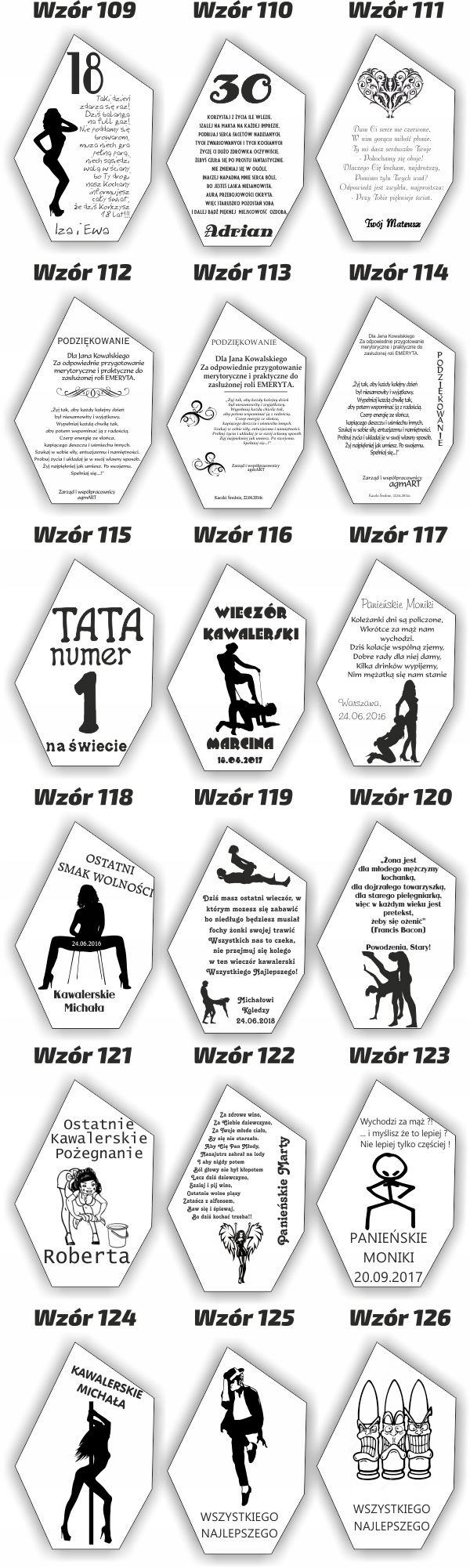 Statuetka prezent na 18-tkę chrzciny ślub z plexi