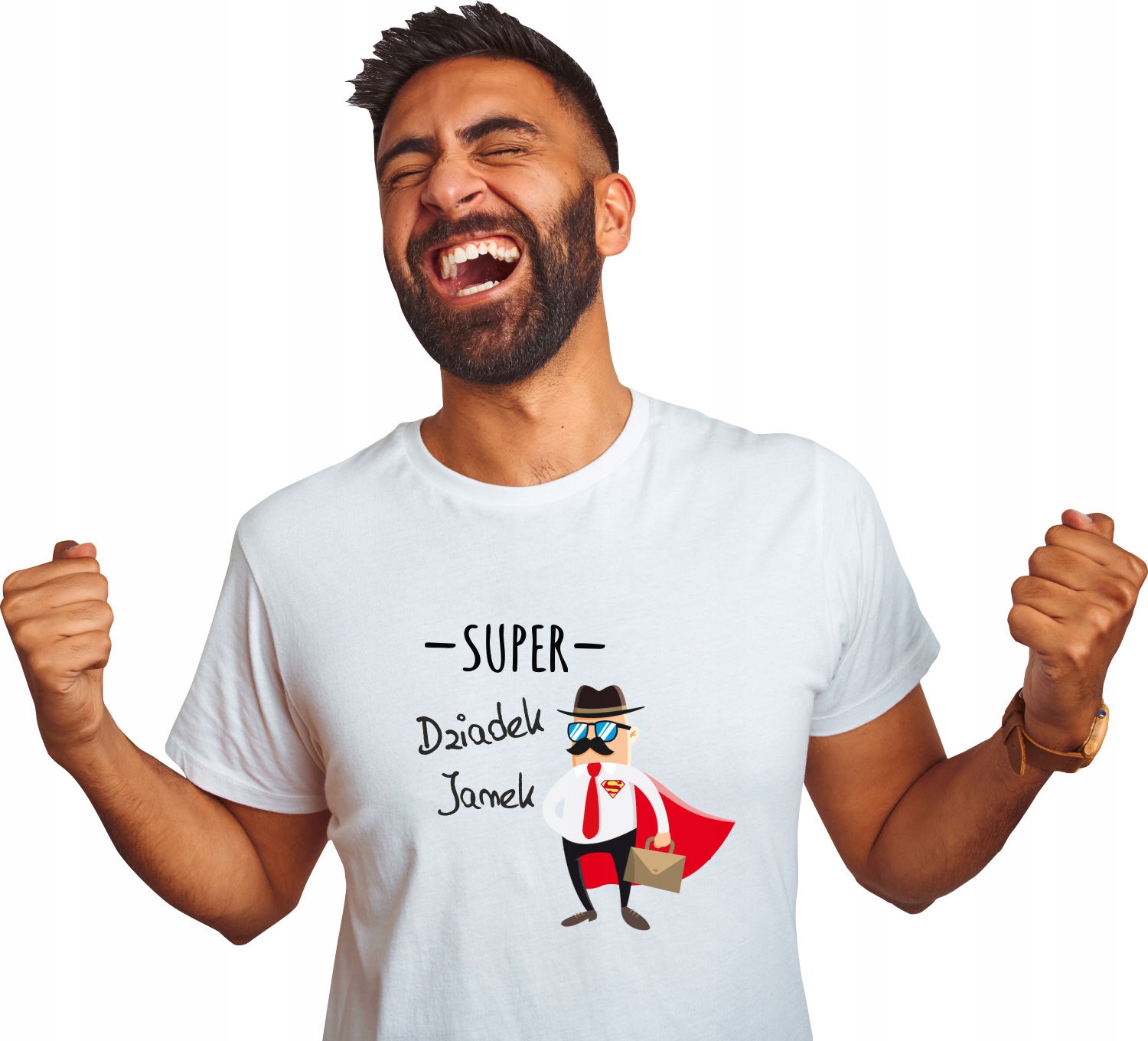 Koszulka z IMIENIEM na PREZENT SUPER DZIADEK