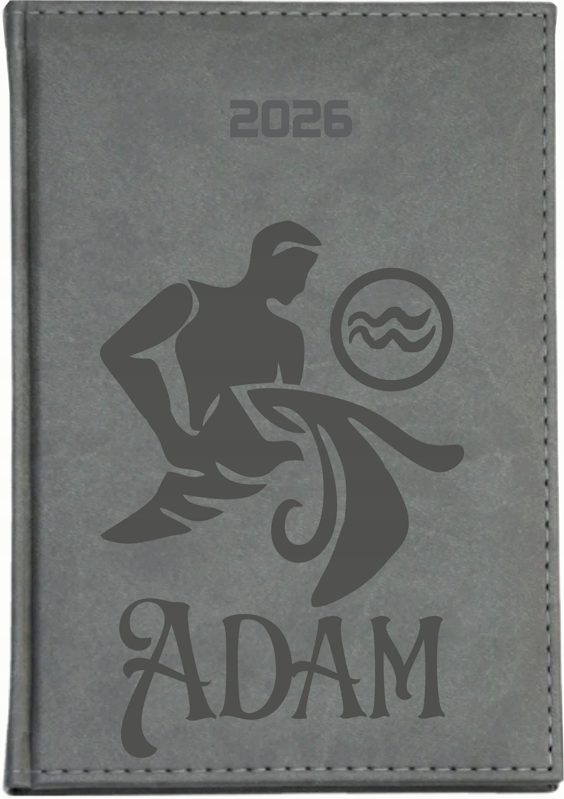 personalizowany Kalendarz Planer A6 2026 książkowy TERMINARZ TWOJE IMIĘ