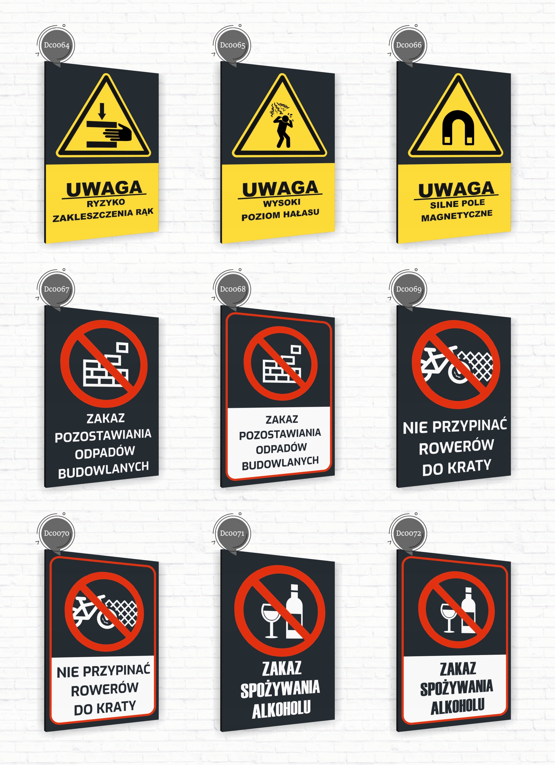 Tabliczka znak informacyjny 20x15 Antracyt PARKING KRÓTKOTERMINOWY Dibond