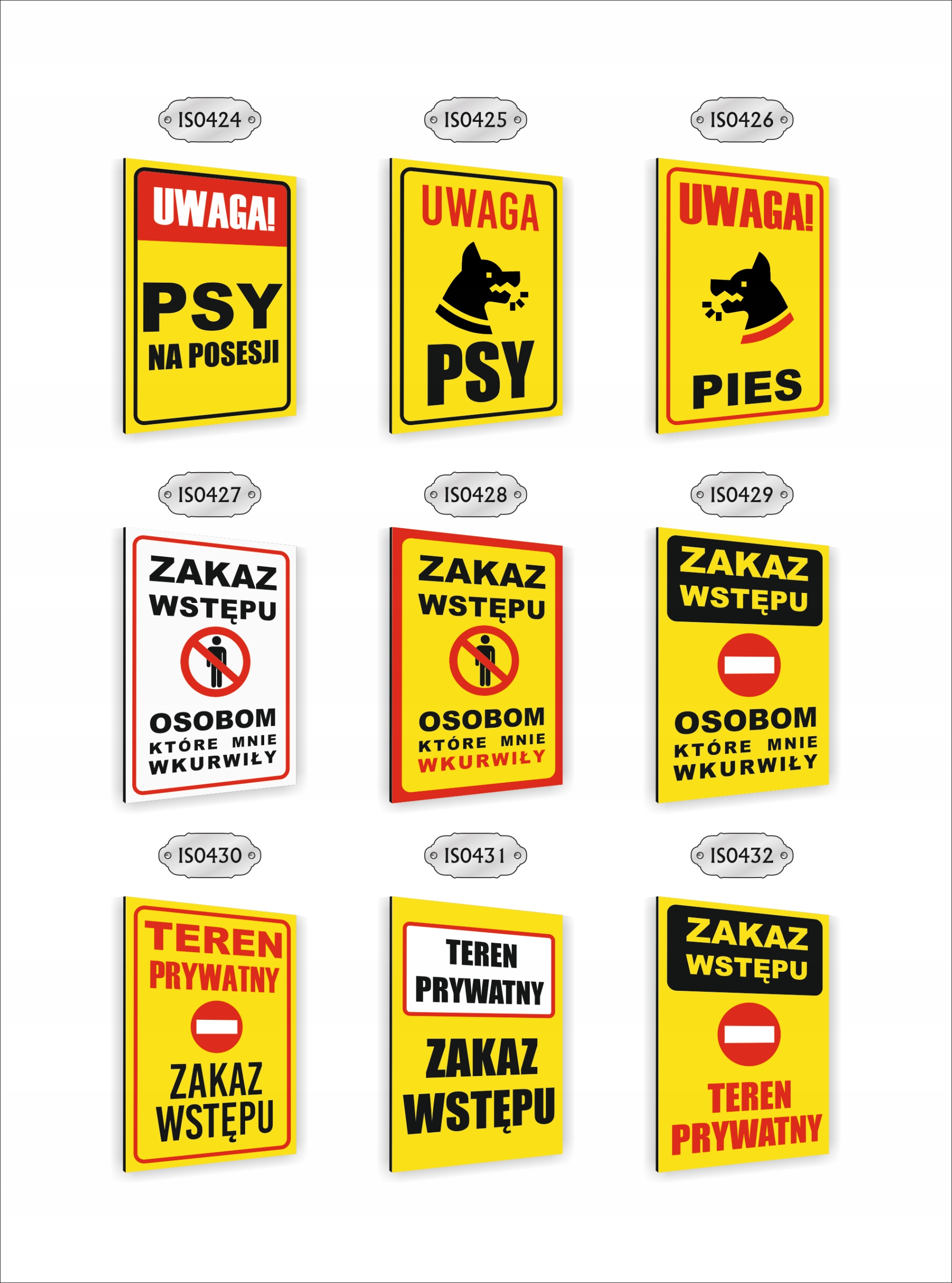 Tabliczka znak informacyjny nadruk DIBOND 40x30 UWAGA MAKSYMALNE OBCIĄŻENIE