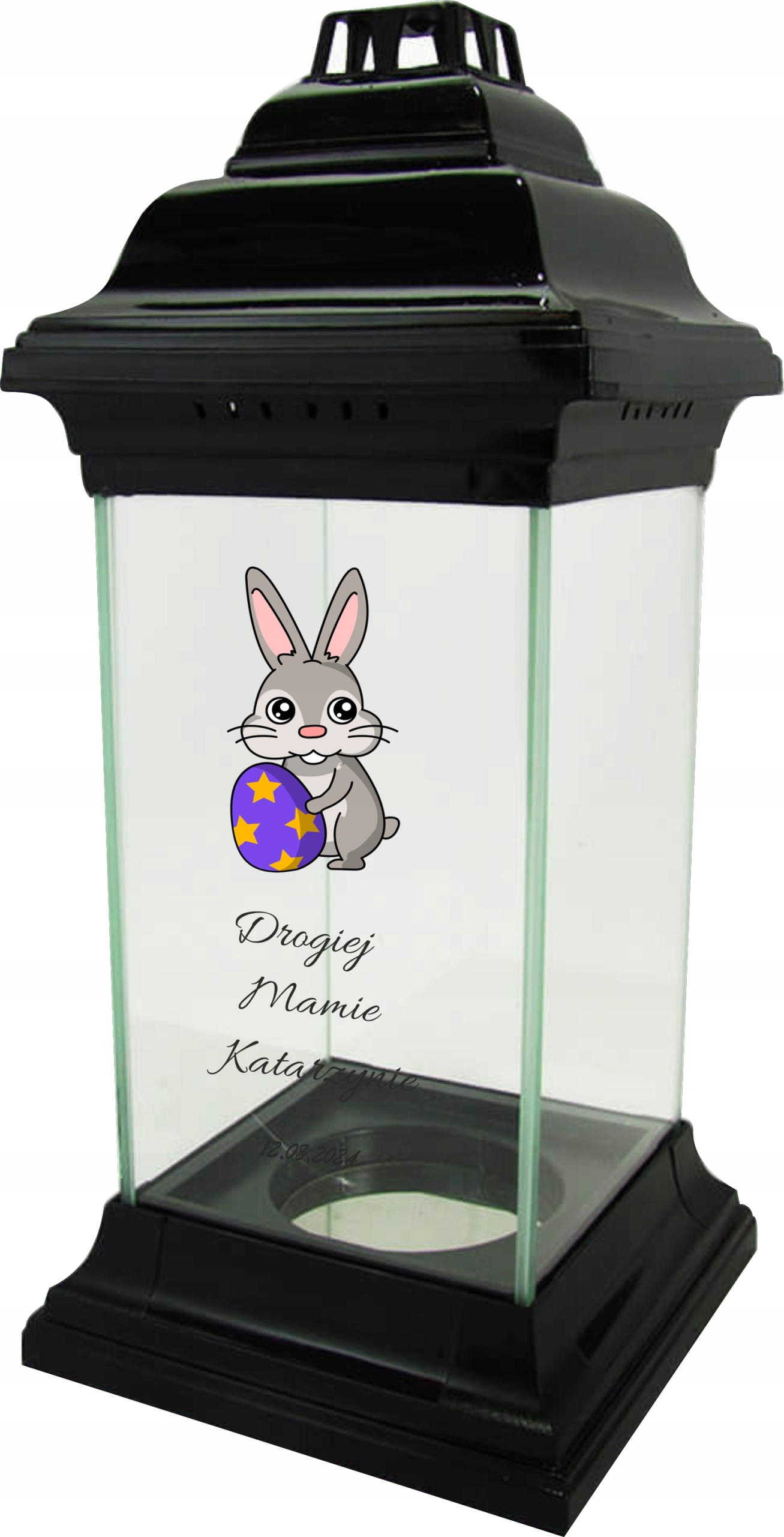 ZNICZ LAMPION WIELKANOCNY z nadrukiem UV dla MAMY