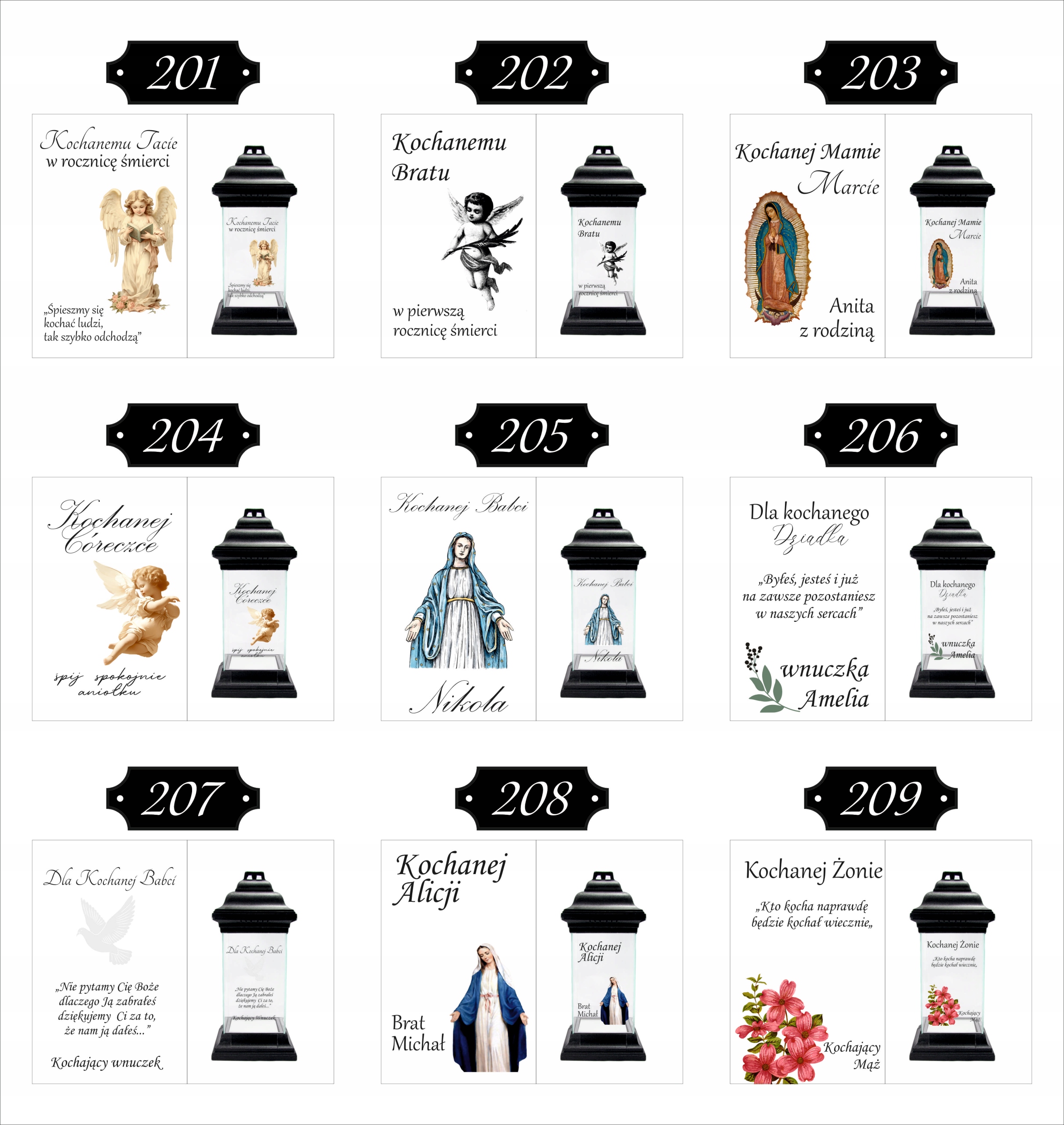 Personalizowany ZNICZ SREBRNY wszystkich świętych DLA TATY OJCA twój napis