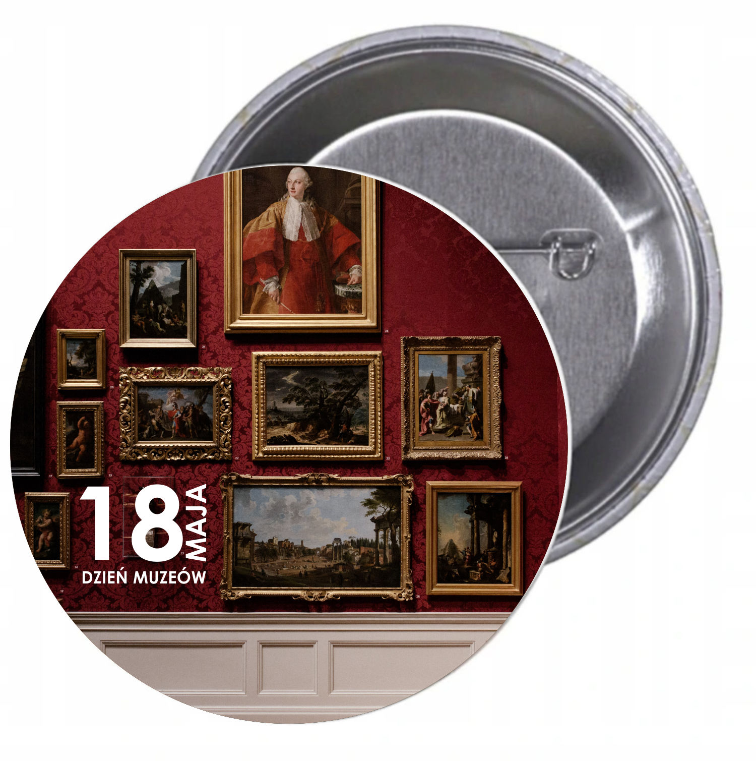 Przypinki buttony DZIEŃ MUZEÓW TANIO