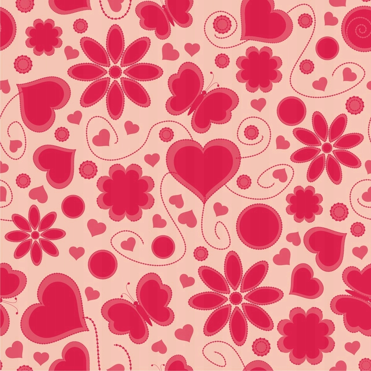 FOTOTAPETA SERDUSZKA KWIATKI MOTYLKI NA WYMIAR