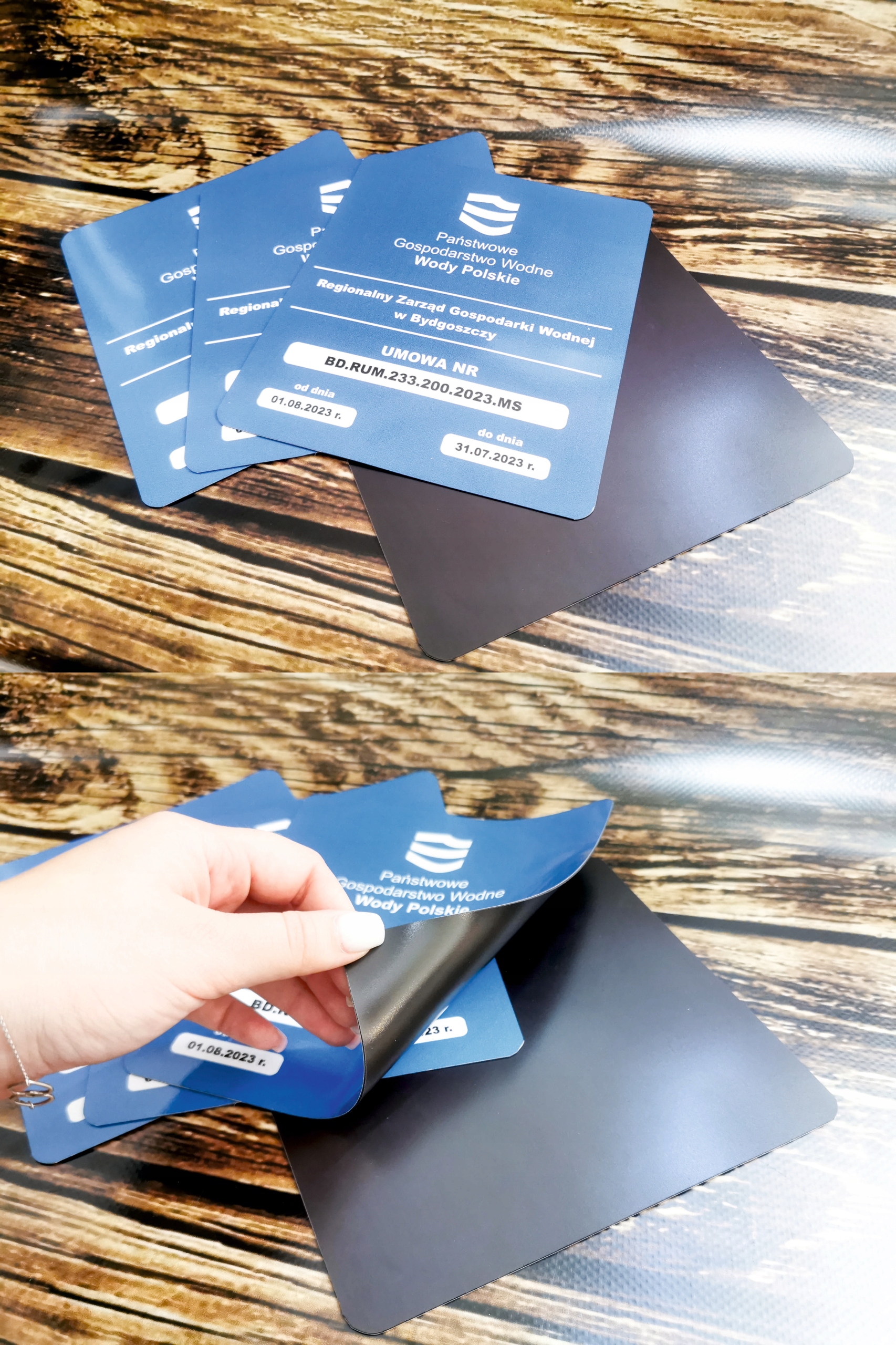 Mata Magnetyczna na Auto 120x90 cm - Profesjonalna Reklama magnes - 2 szt