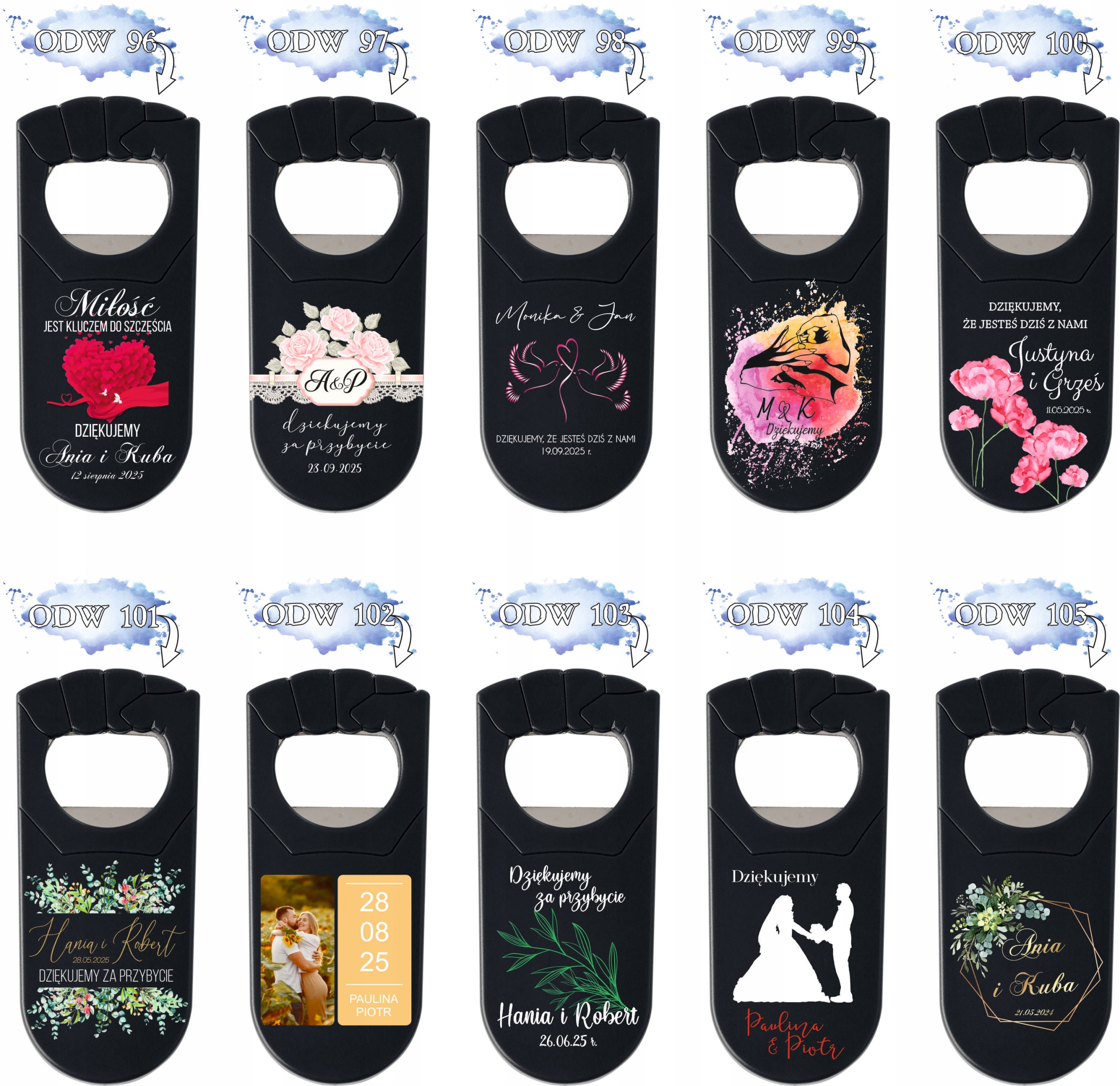 OTWIERACZ Z NADRUKIEM UV prezent NA WIECZÓR KAWALERSKI + IMIĘ DATA