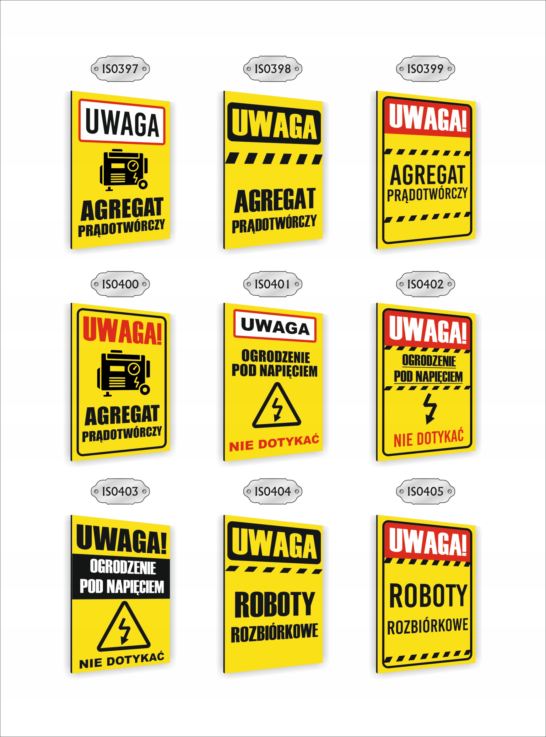 Tabliczka znak informacyjny nadruk UV 30x20 uwaga przejścia nie ma