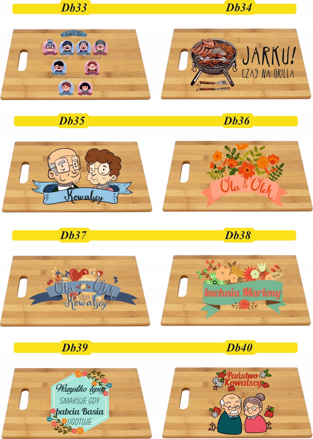 PREZENT na święta mikołajki DESKA Z nadrukiem