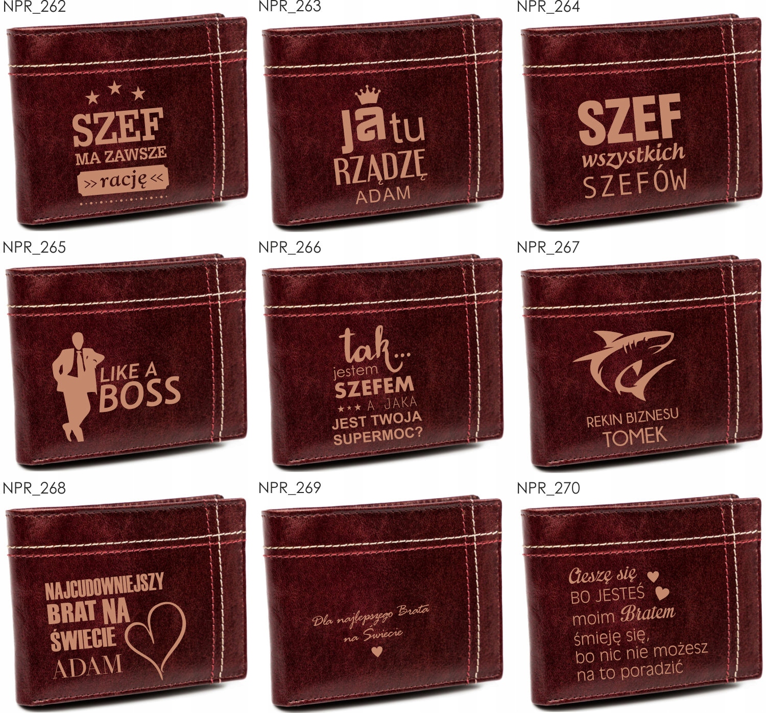 Portfel grawer ELEKTRYK fajny prezent +IMIĘ tanio