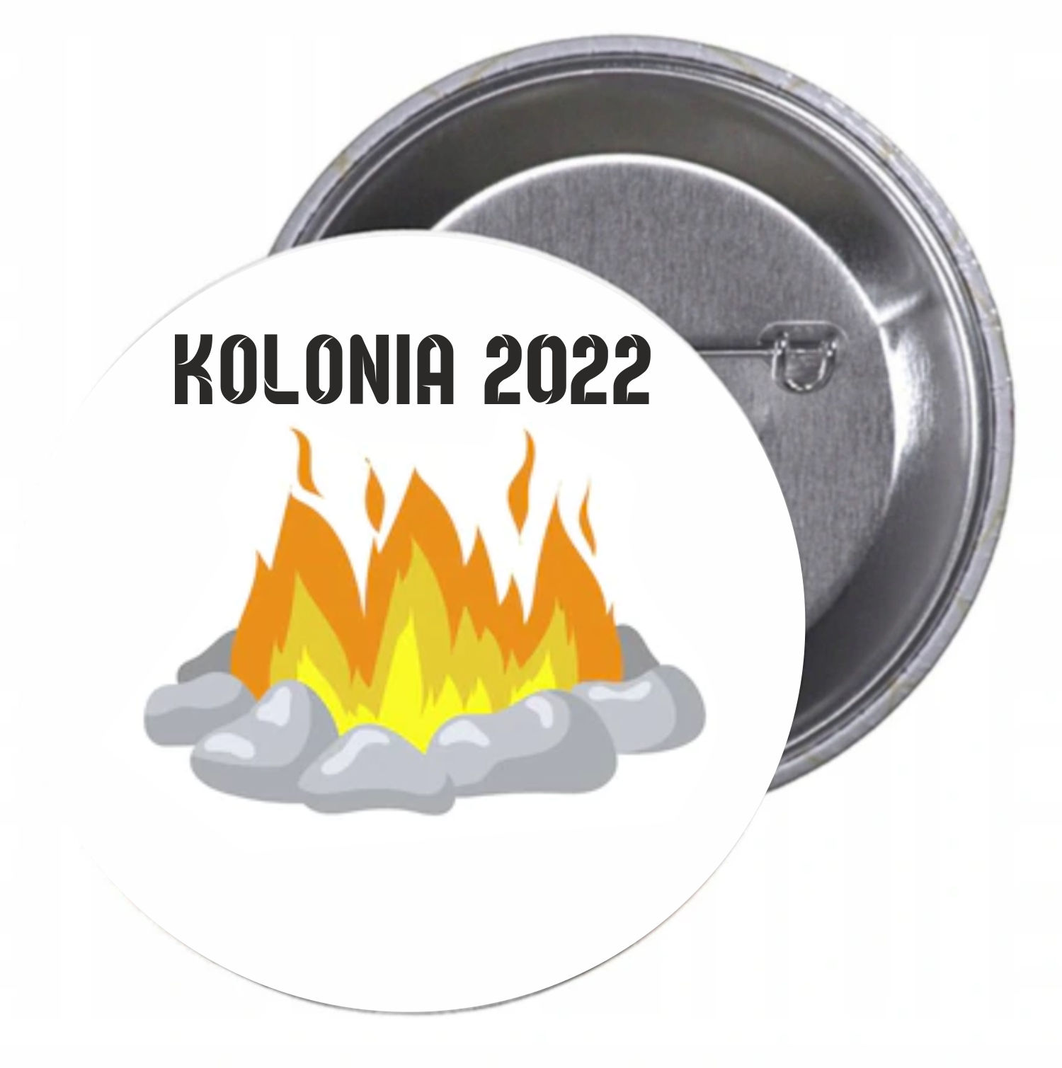Przypinki buttony KOLONIA 2022 z grafiką