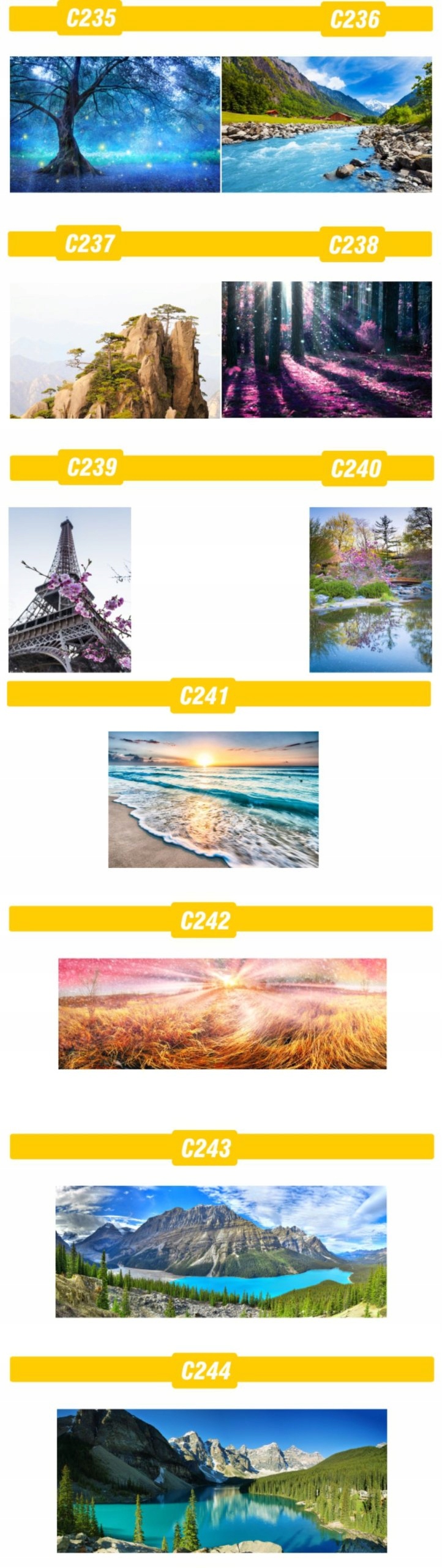 PLAKAT natura przyroda widoki lasy MORZE tanie!