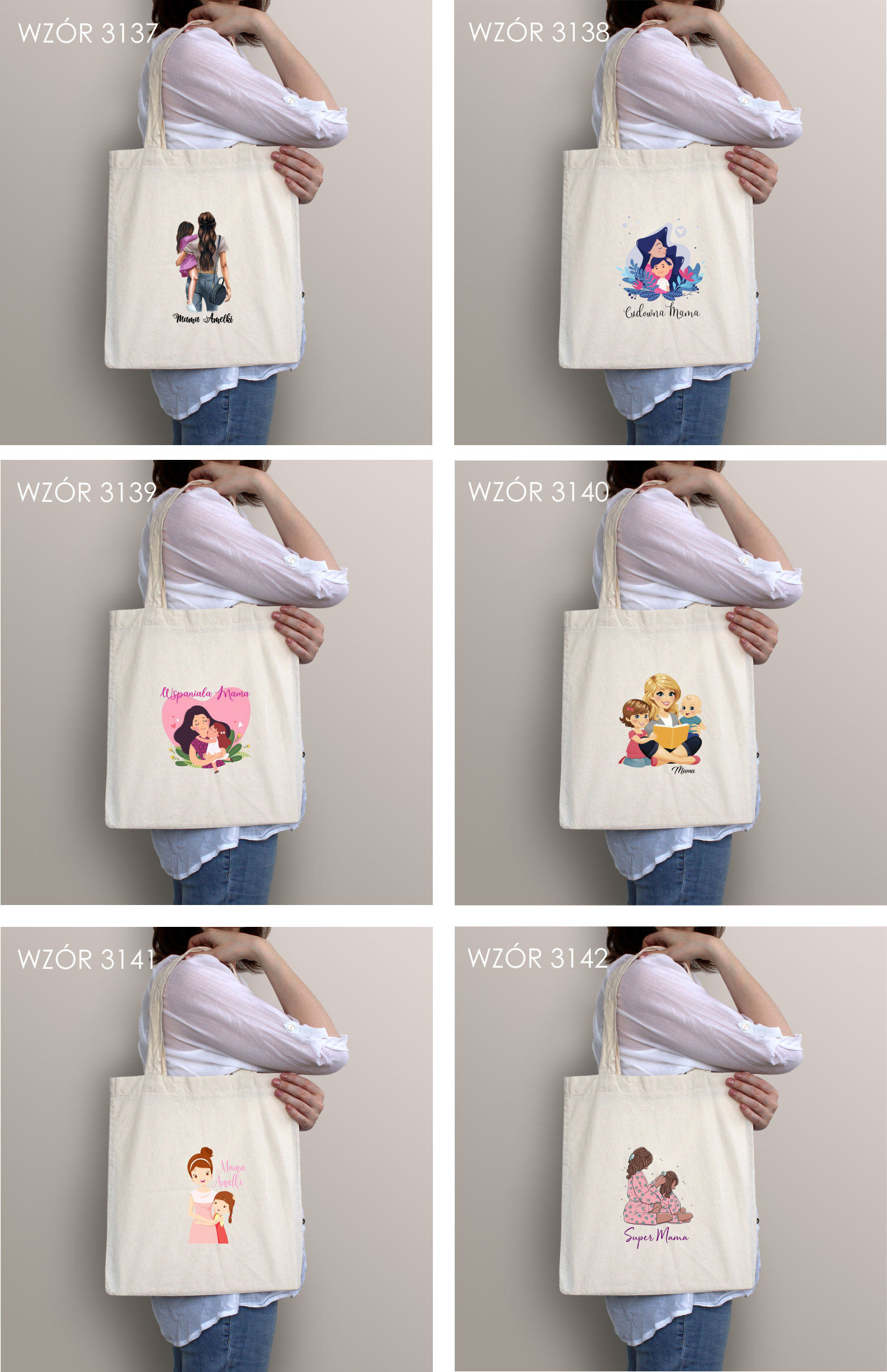 Eko Torba z nadrukiem PREZENT DZIEŃ MAMY MAMA S.A