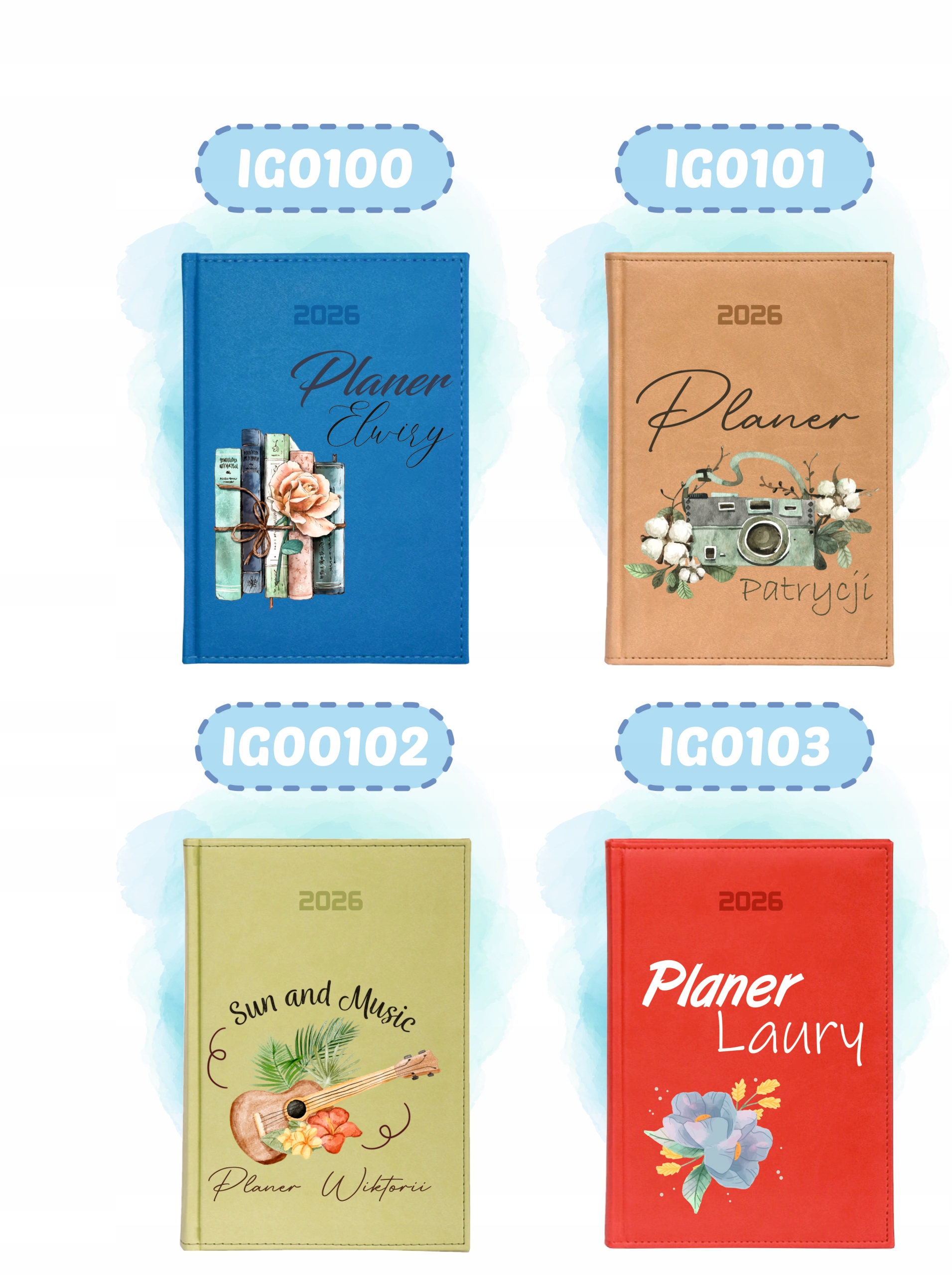 KALENDARZ A5 2026 DZIENNY PLANER Z NADRUKIEM UV DLA STRAŻAKA OSP PREZENT