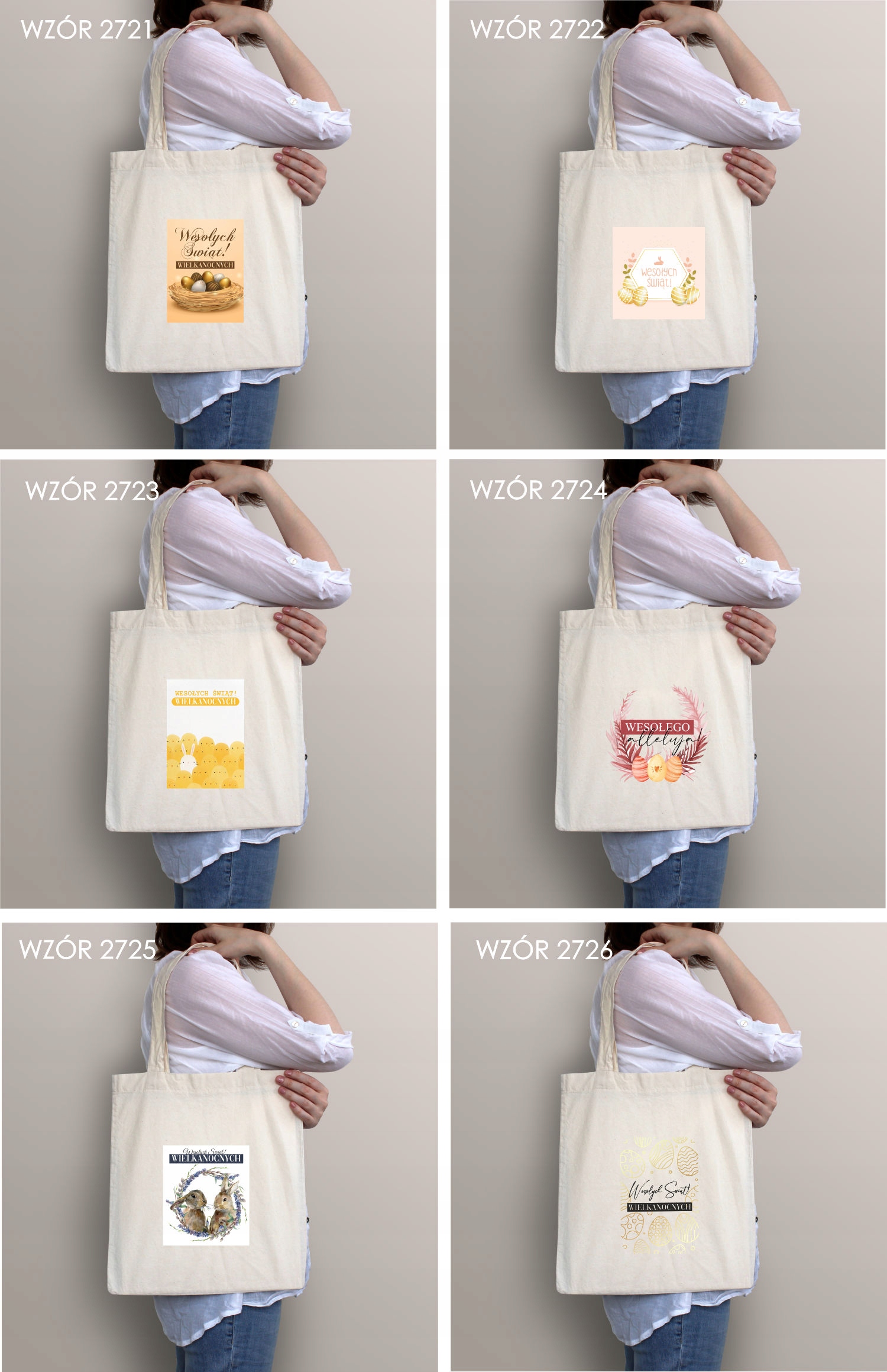 Eko Torba z nadrukiem PREZENT WIELKANOC