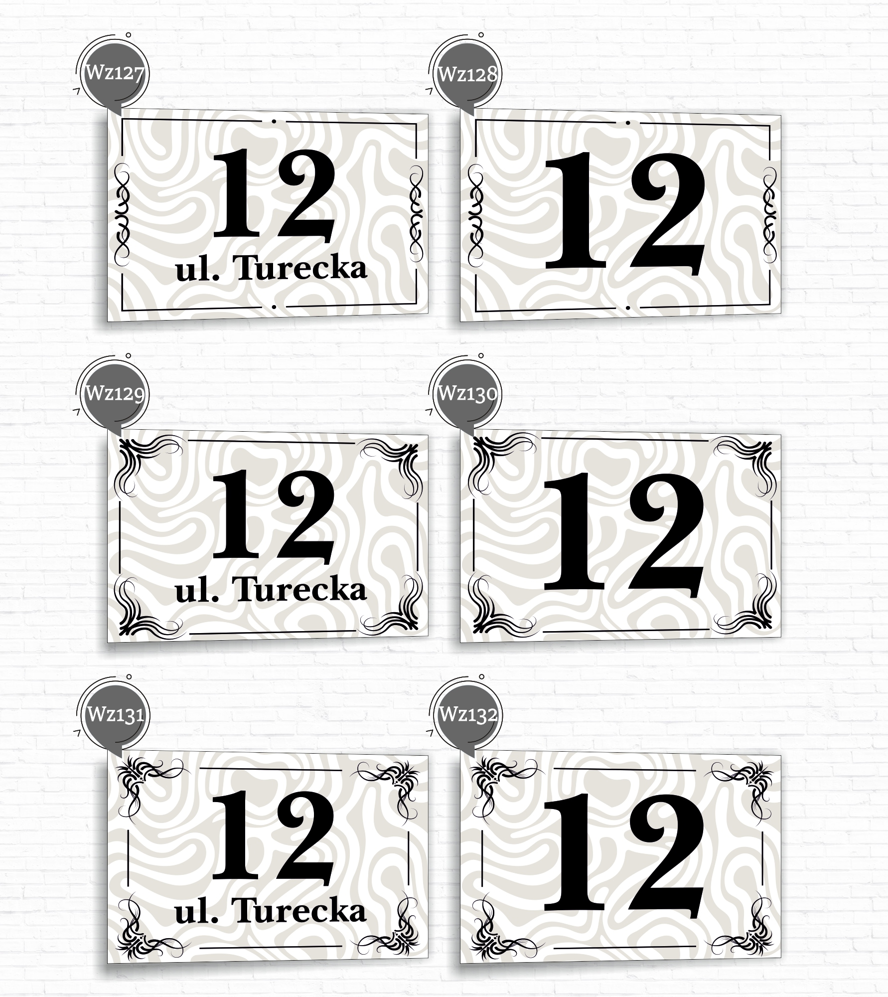 Tabliczka Tablica ADRESOWA ALUMINIOWA Numer domu cyfry ulica 30x20