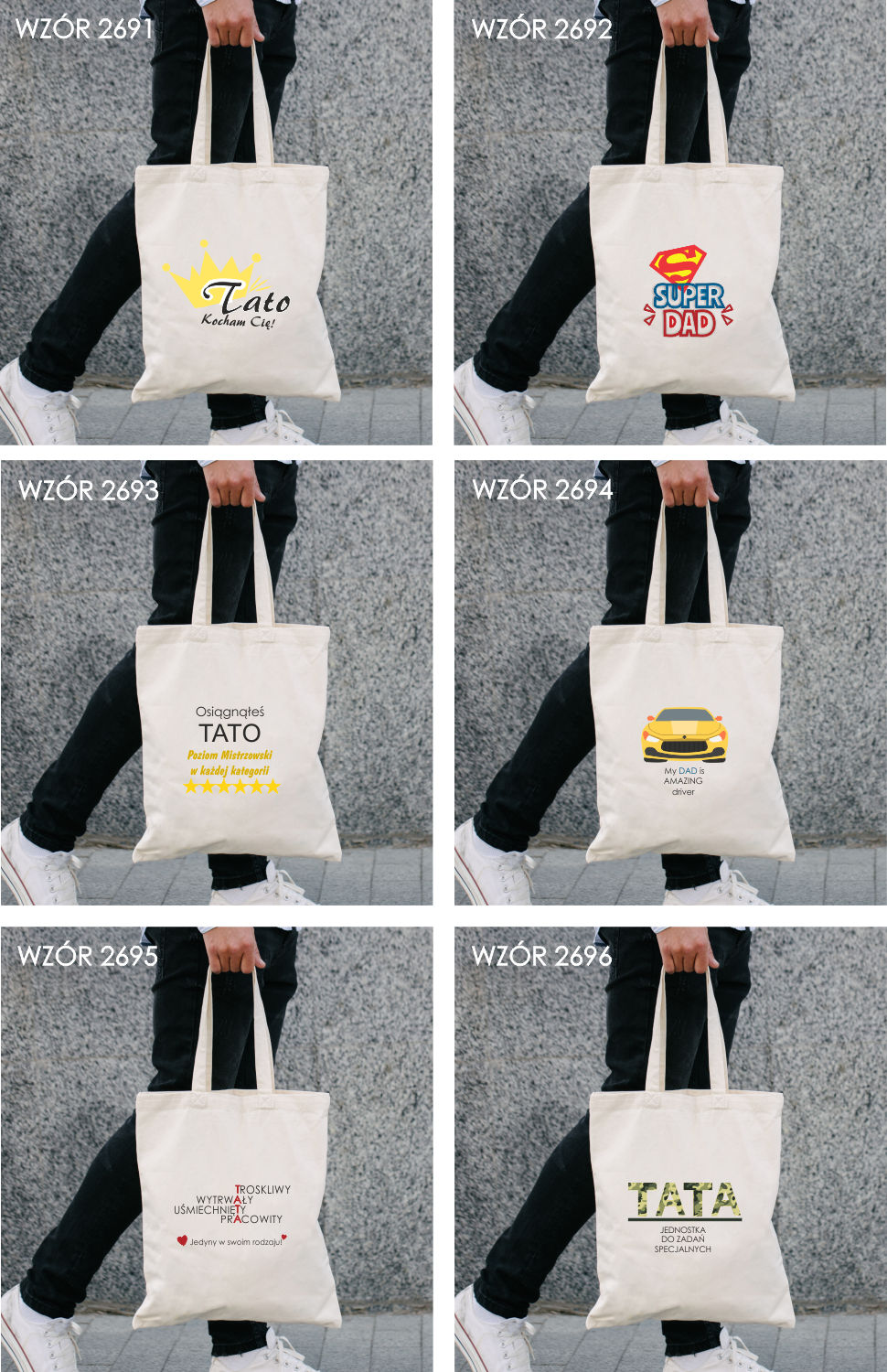 Eko Torba z nadrukiem PREZENT DZIEŃ TATY