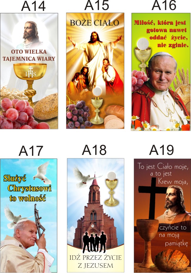 BOŻE CIAŁO Baner na ołtarz ołtarze dekoracja obraz