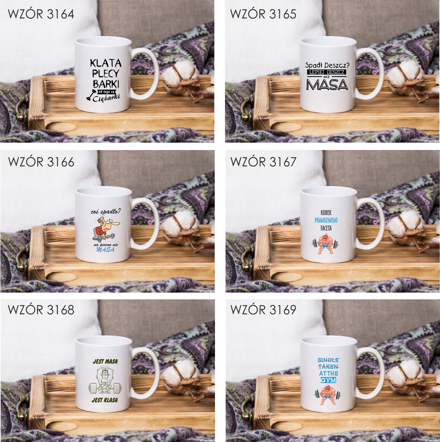 Kubek z nadrukiem napis PREZENT DOBRY DZIK