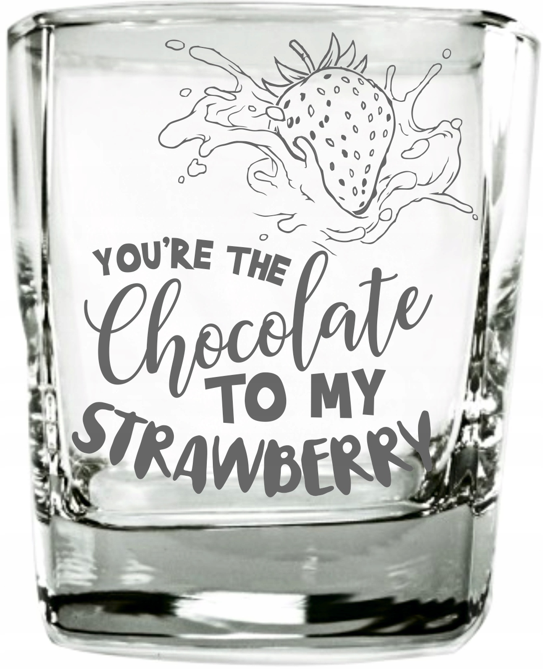 Szklanka do whisky VALENTINES prezent WALENTYNKI