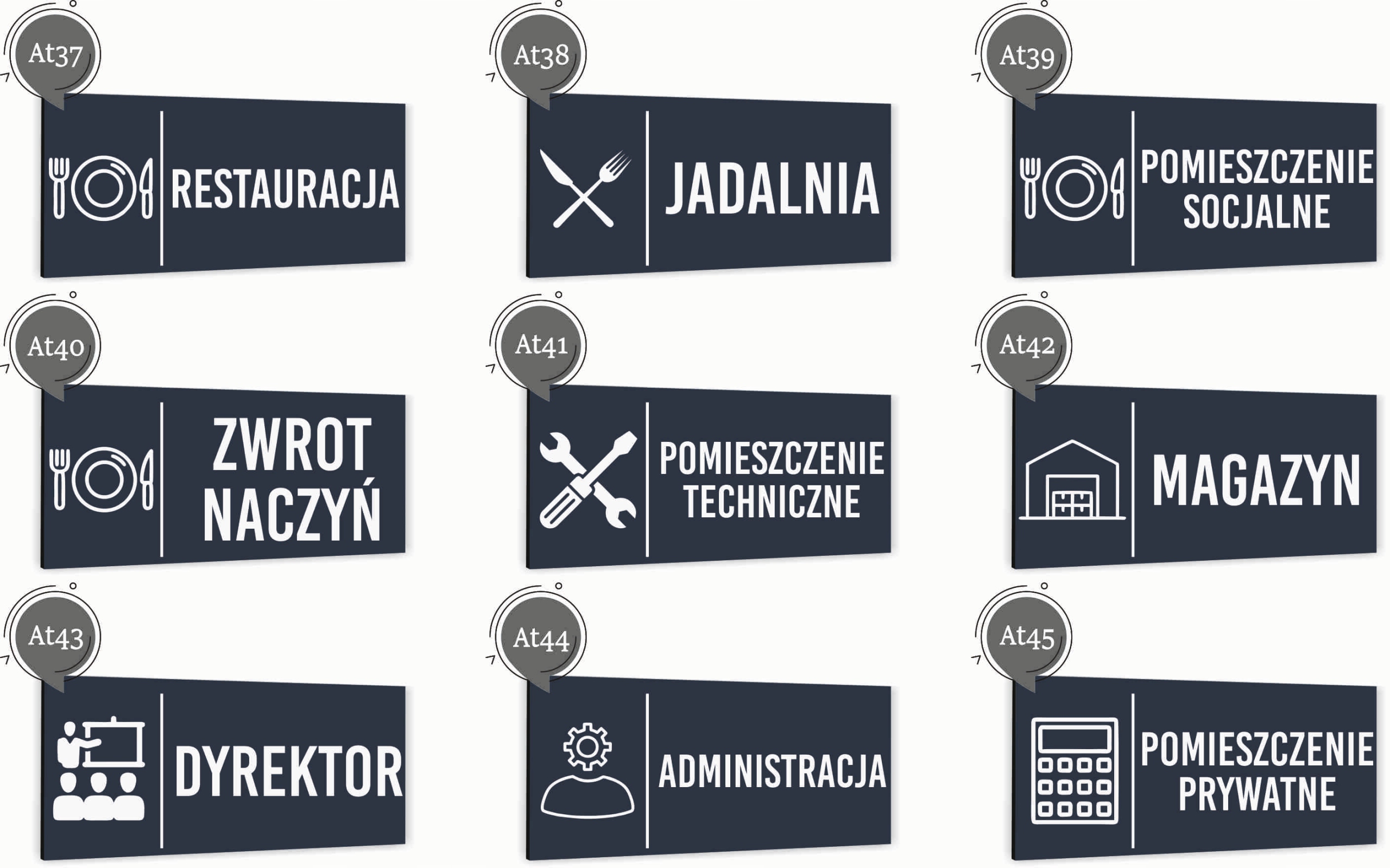 Tabliczka informacyjna LABORATORIUM Aluminium ATRACYTOWA Nierdzewna