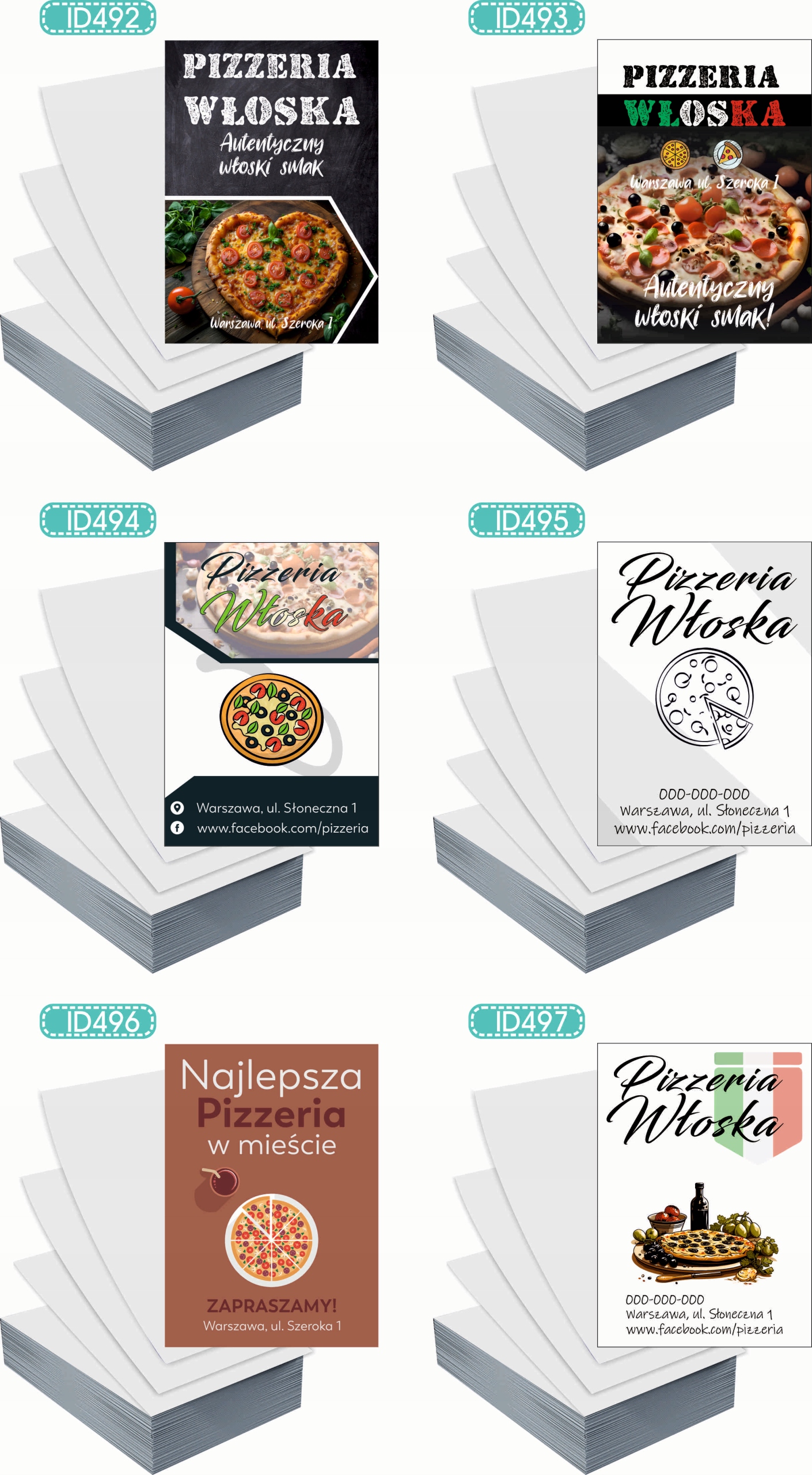 Ulotki A6 reklamowe firmowe 1000 szt różne wzory PELLET NA SPRZEDAŻ