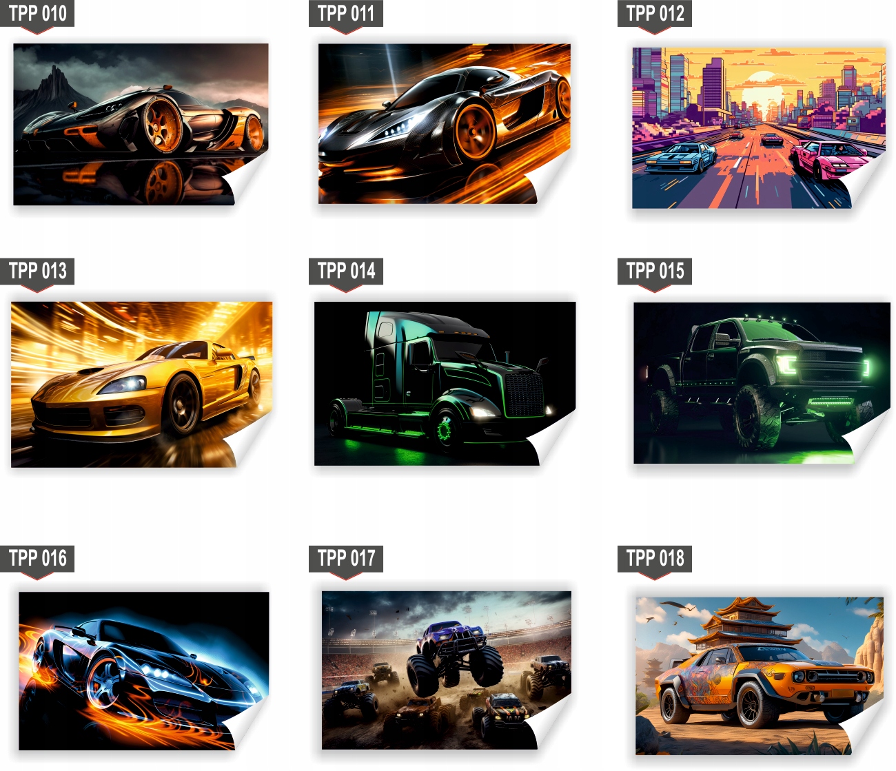 Fototapeta PREMIUM STRUKTURA ZMYWALANA tapeta autobus z świecącymi neonami