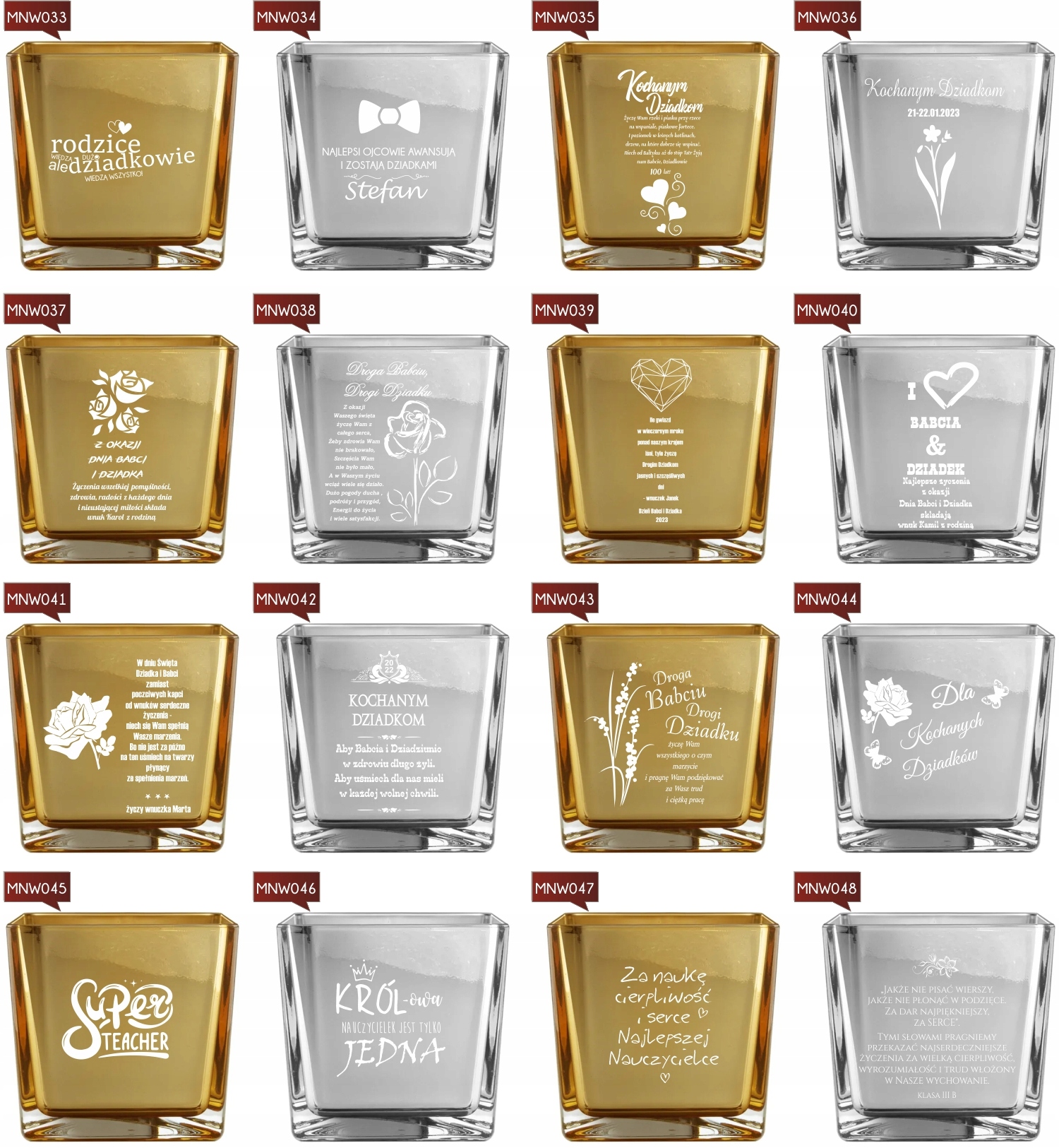 Wazon prezent na rocznicę ślubu grawer TWÓJ NAPIS