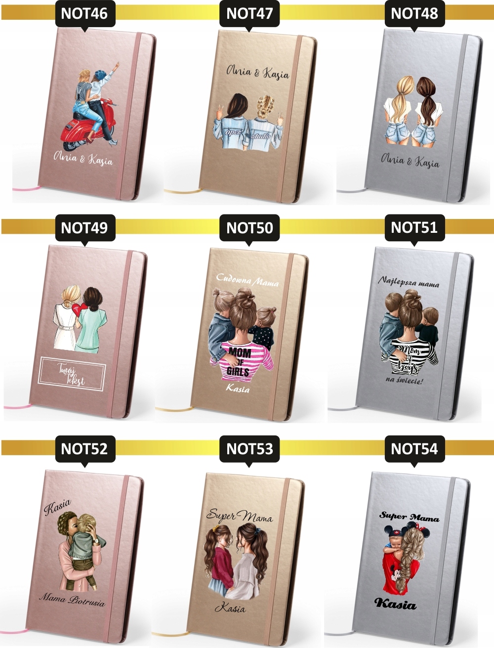 Notes metaliczny UV gift dla TATY długopis GRATIS