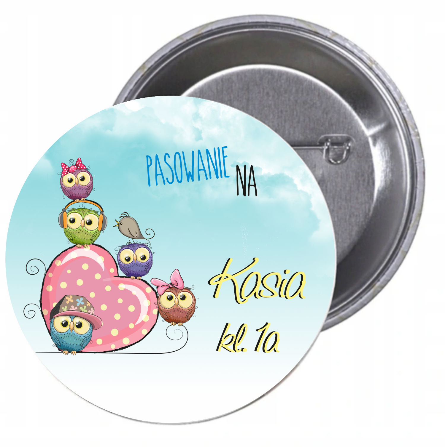 Przypinki buttony pasowanie na... SUPER CENA