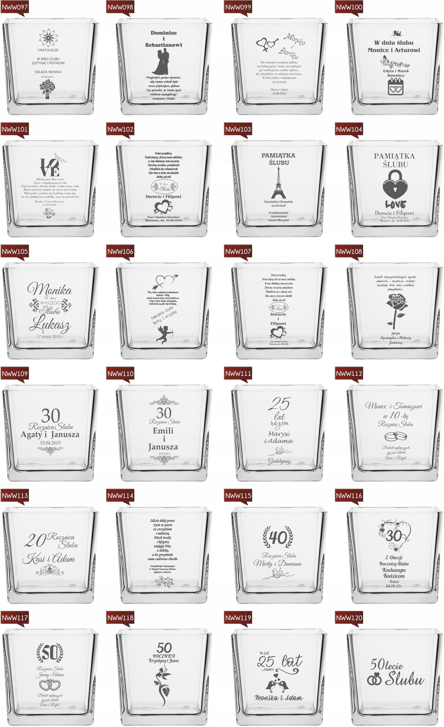 Wazon z grawerem PREZENT na roczek 1 urodziny