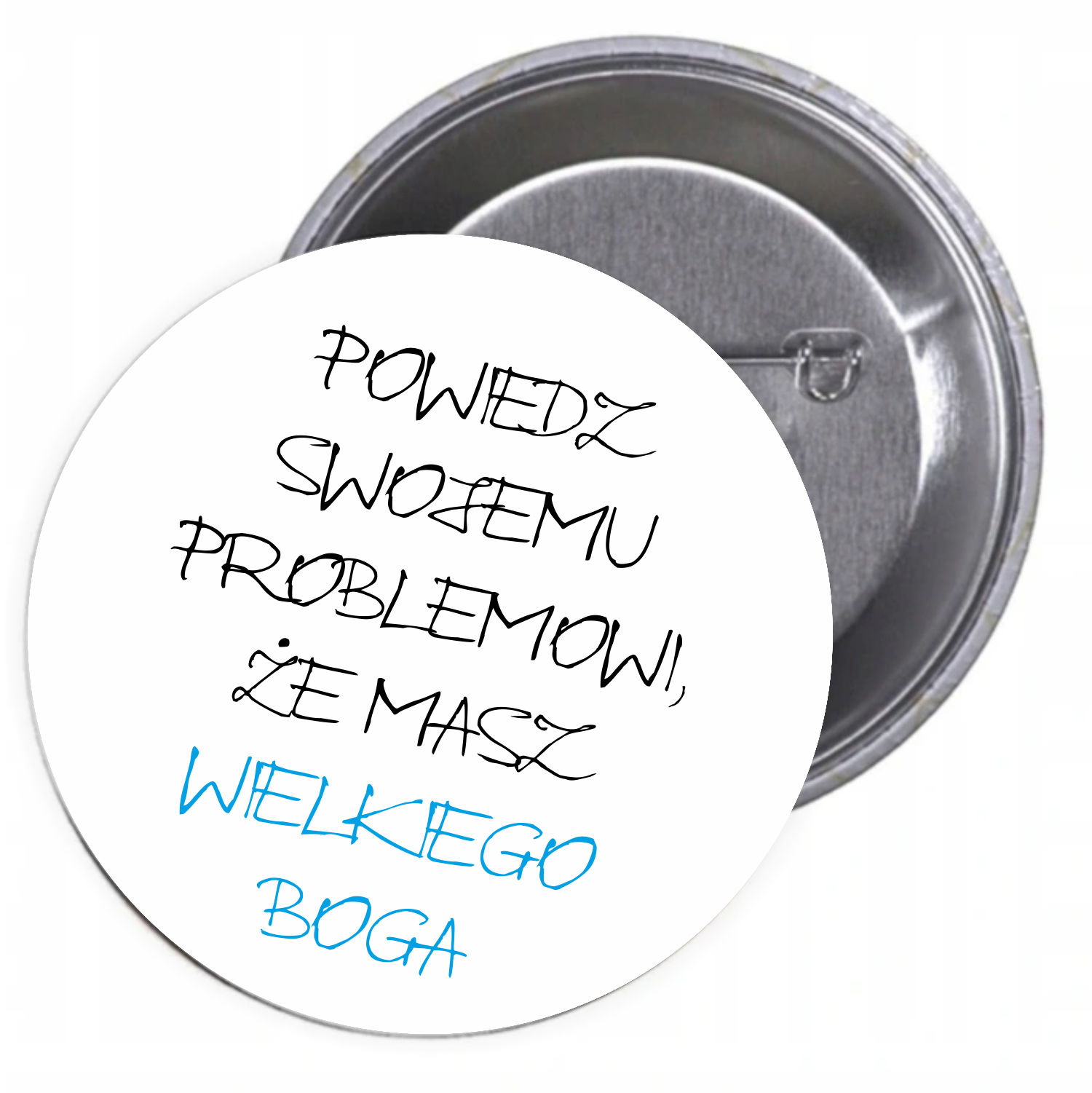 Przypinki buttony RELIGIJNE znaczki z grafiką